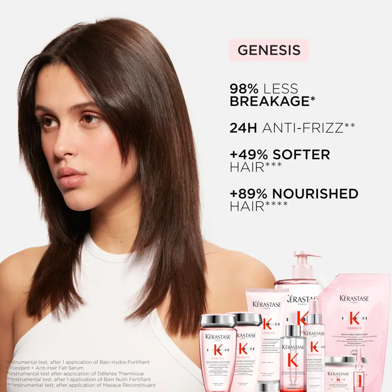 Kérastase Genesis Bain Hydro-Fortifiant Refill Shampoo Pouch For Weakened Hair Prone To Breakage 500