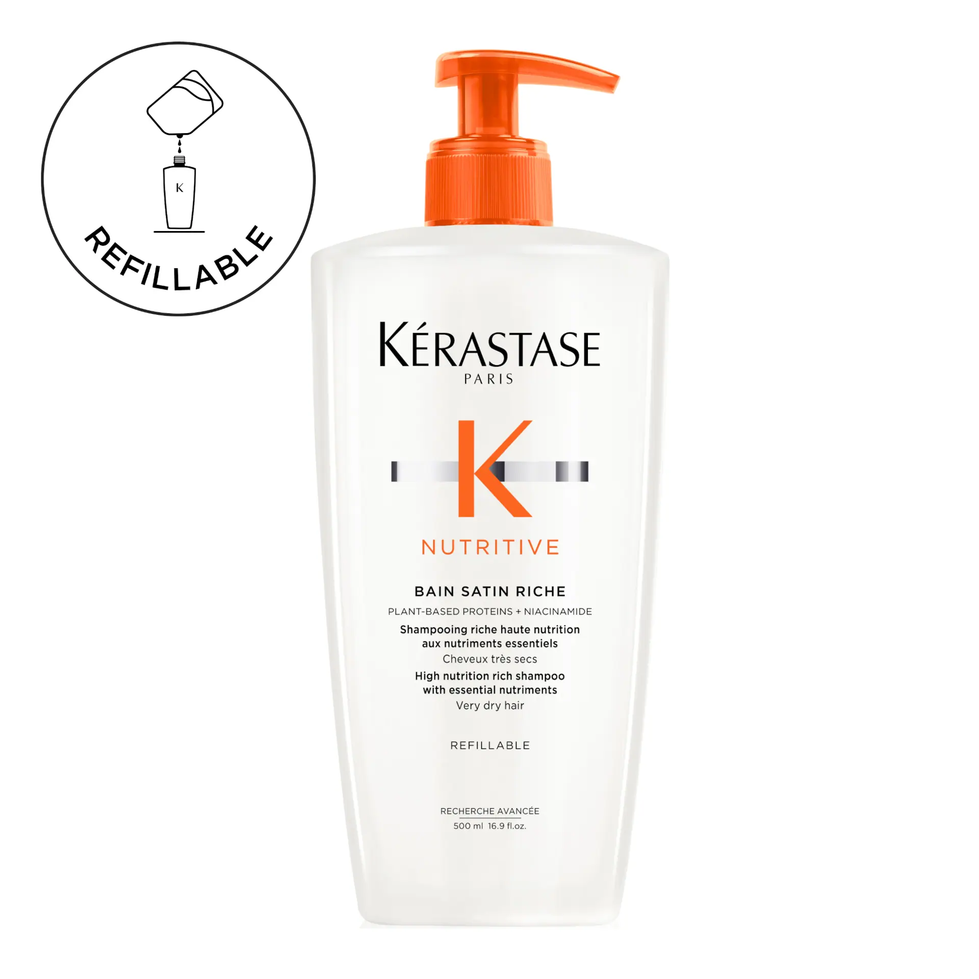 Kérastase Nutritive Bain Satin Riche Shampoo For Very Dry Hair 500ml