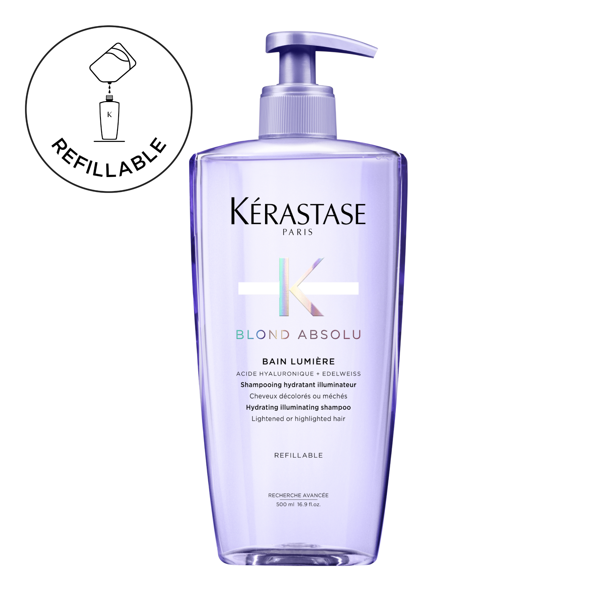 Kérastase Blond Absolu Bain Lumiére Shampoo For Lightened and Highlighted Hair 500ml