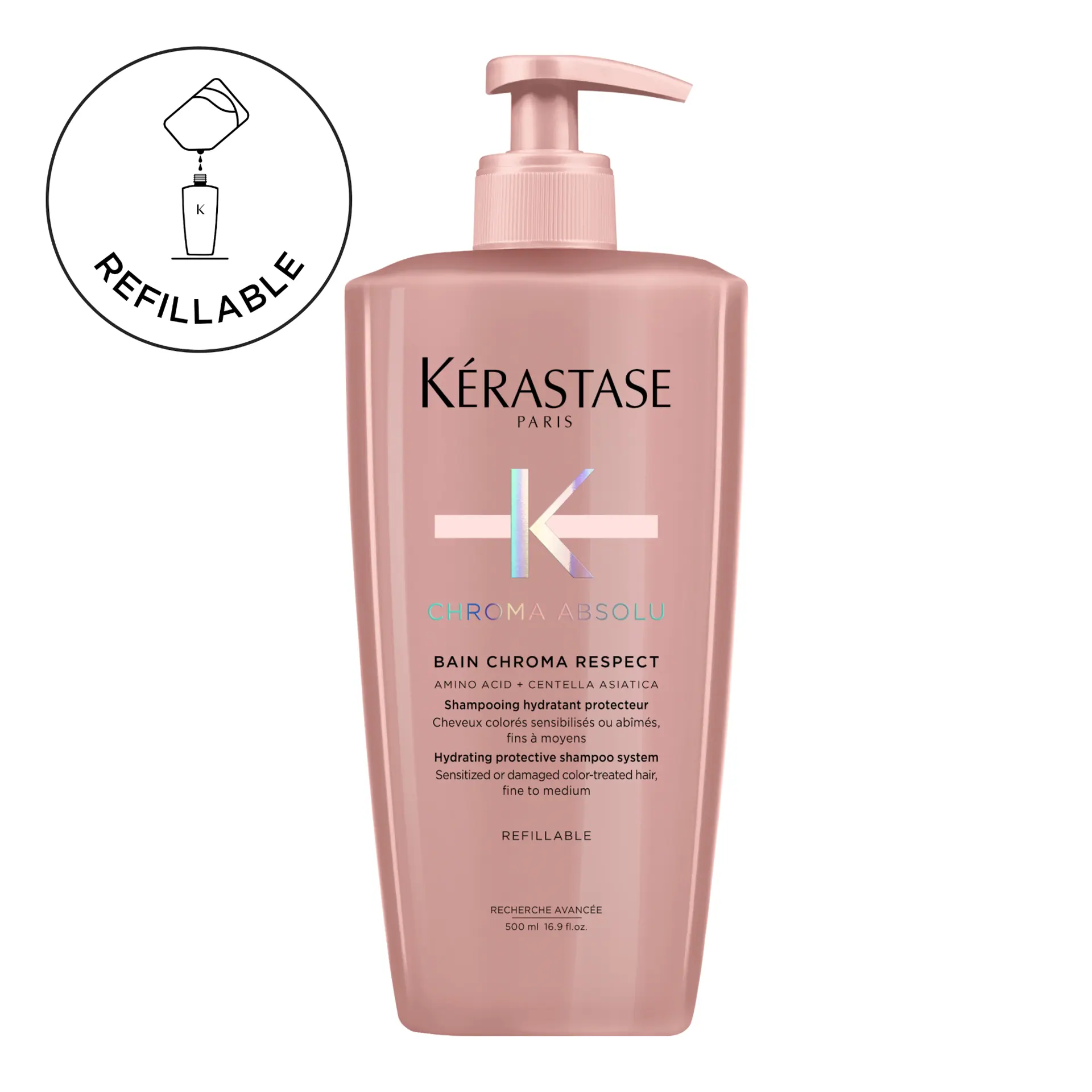 Kérastase Chroma Absolu Bain Chroma Respect Shampoo For Colour-Treated Hair 500ml
