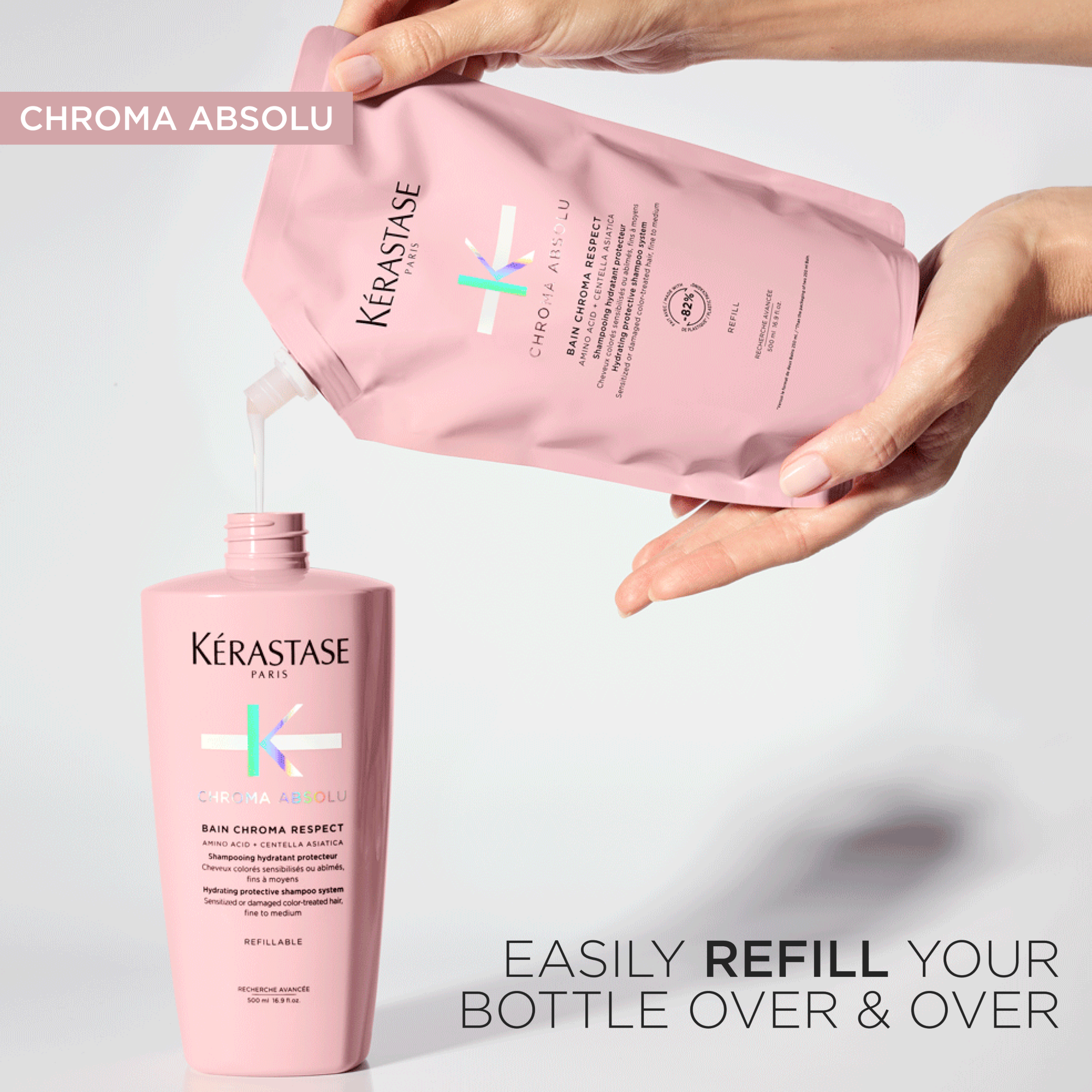 Kérastase Chroma Absolu Bain Chroma Respect Shampoo For Colour-Treated Hair 500ml