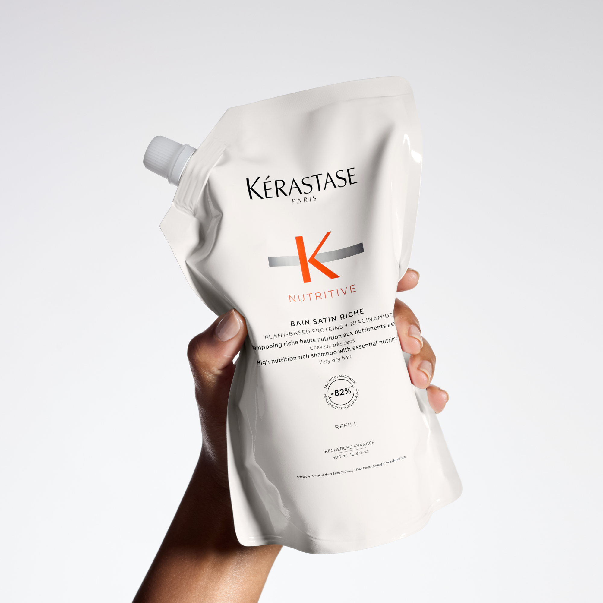 Kérastase Nutritive Bain Satin Riche Refill Shampoo Pouch For Very Dry Hair 500ml