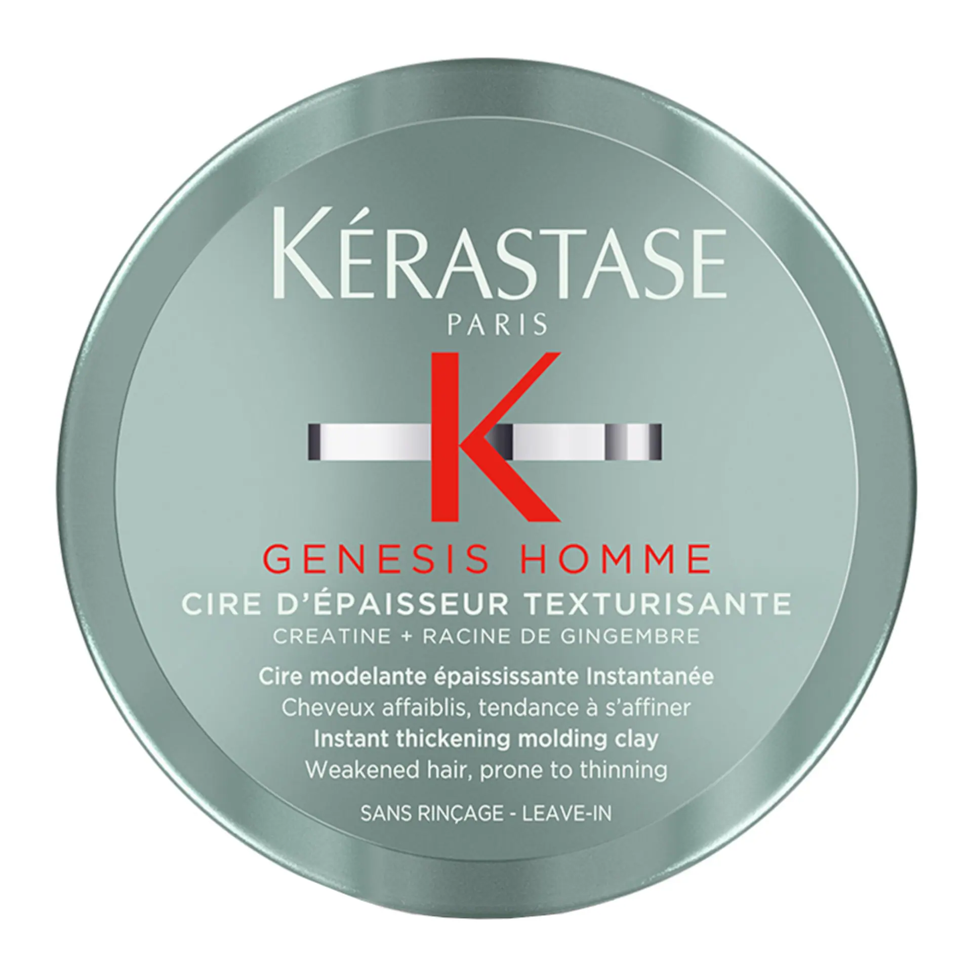 Kérastase Genesis Homme thickening clay texturiser 75ml