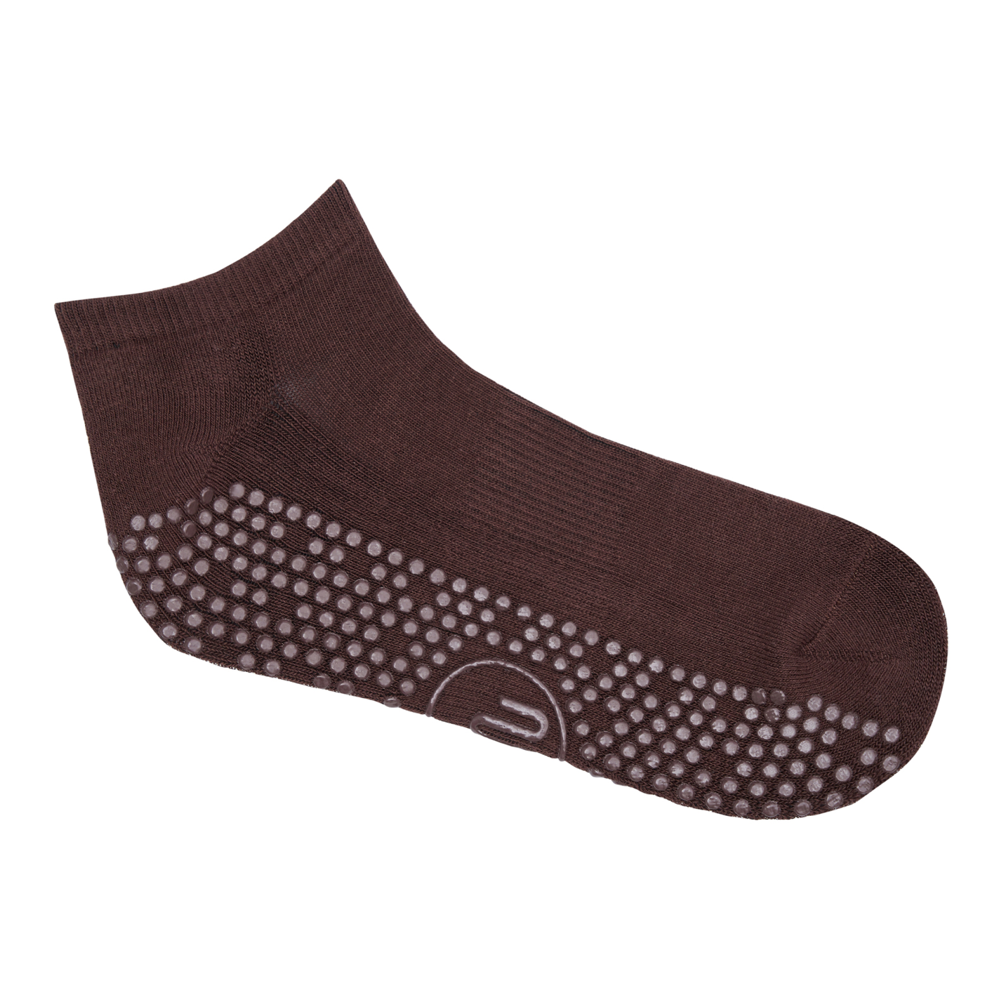 MoveActive Classic Low Rise Grip Socks - Espresso