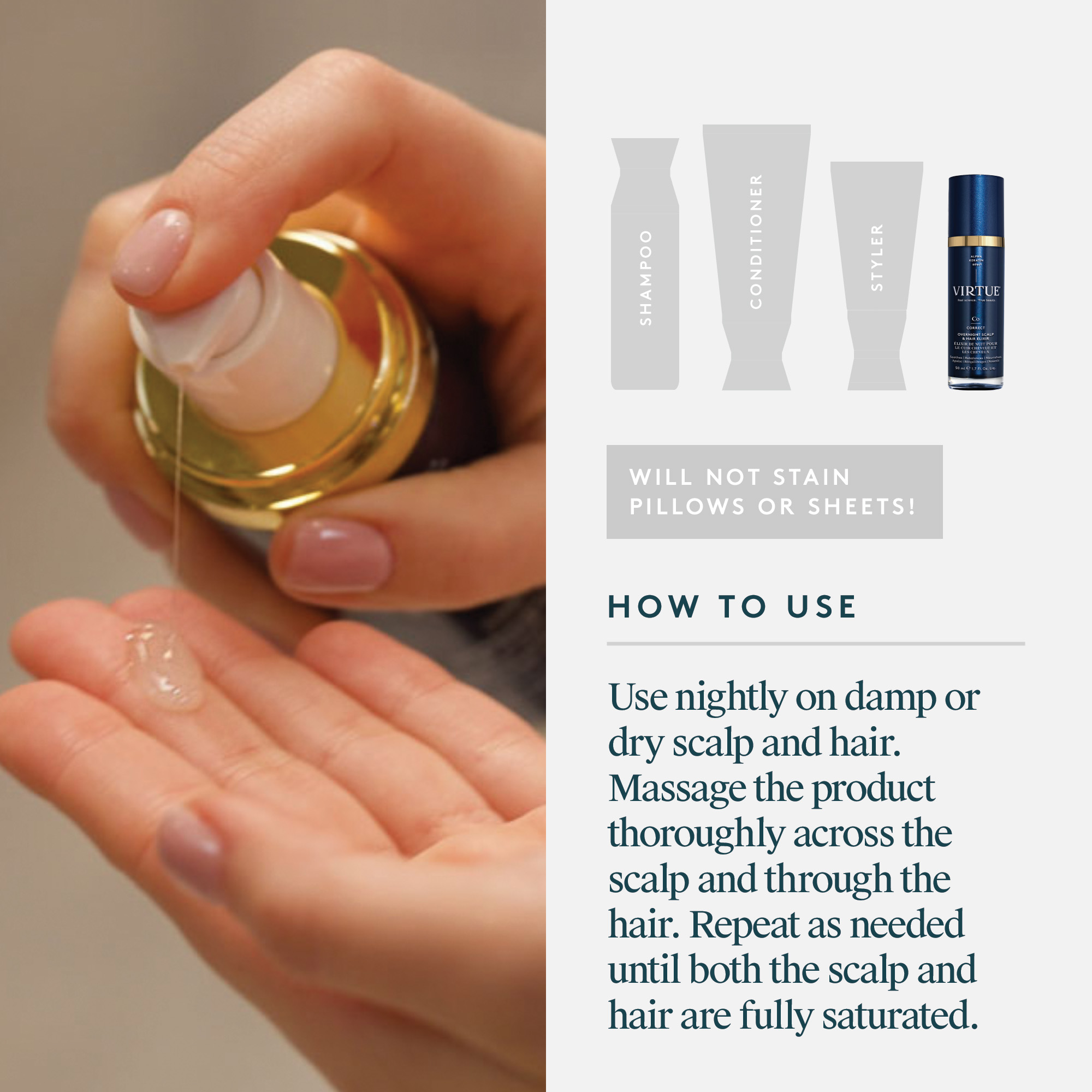 Virtue Overnight Scalp & Hair Elixir