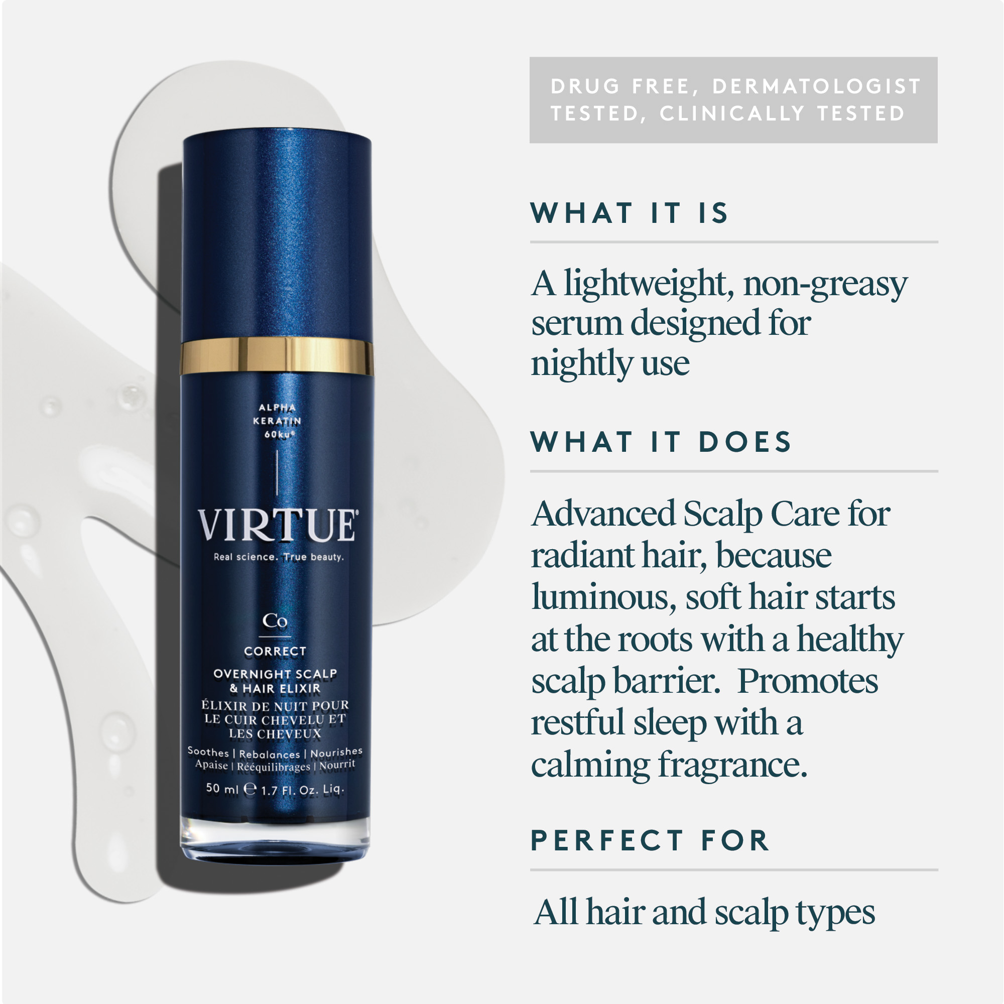 Virtue Overnight Scalp & Hair Elixir