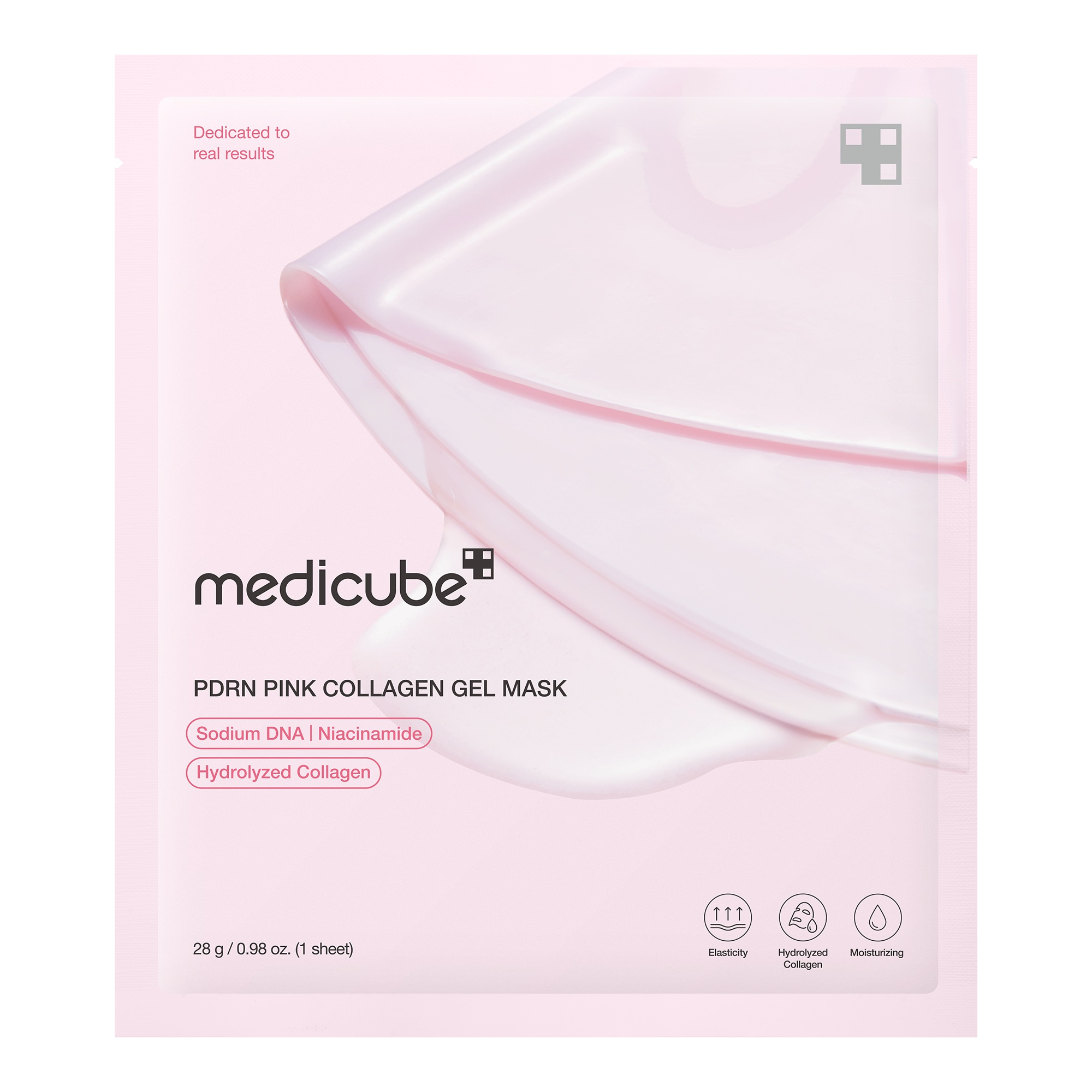 Medicube PDRN Pink Collagen Gel Mask - 4 pack