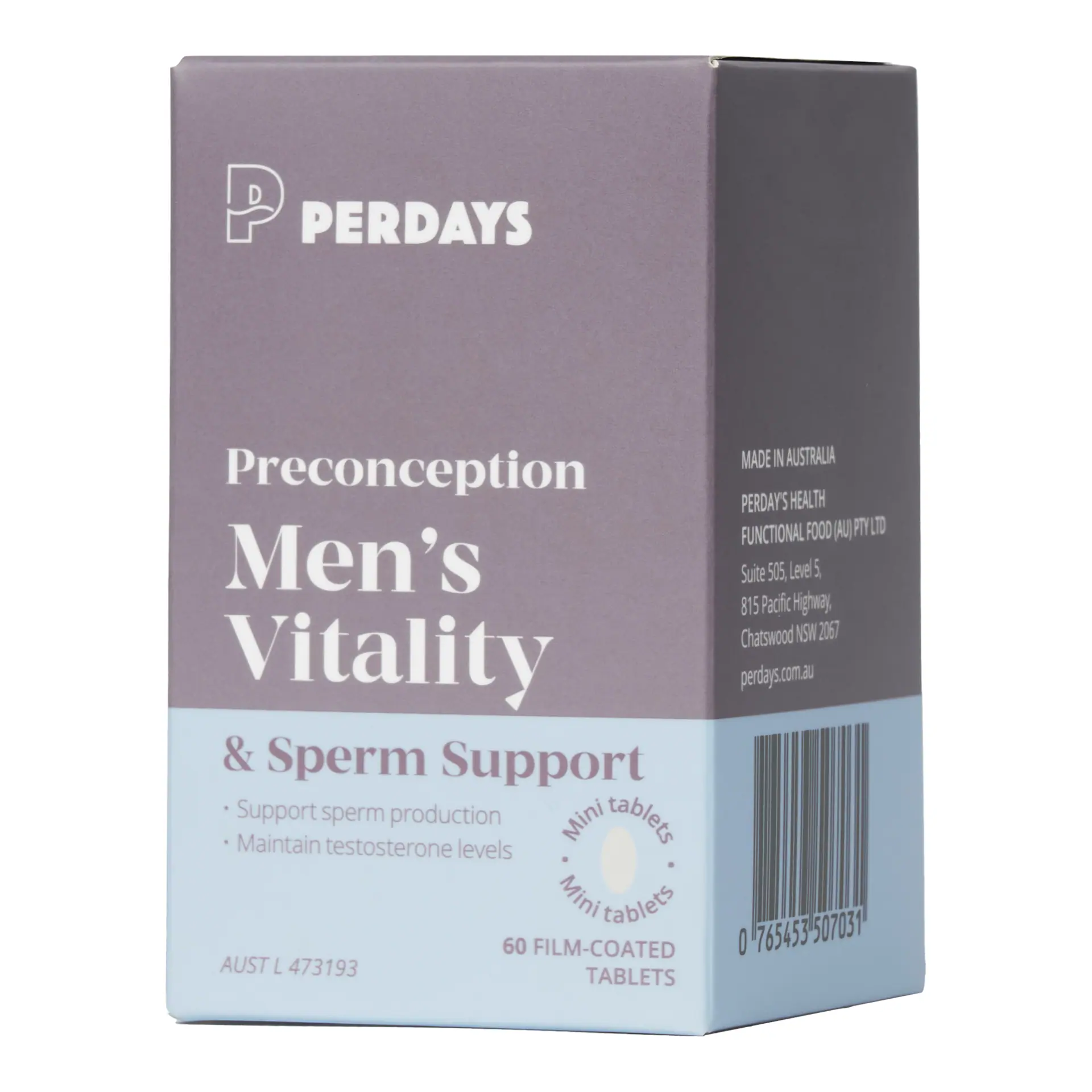 Perdays Men's Vitality & Sperm Support