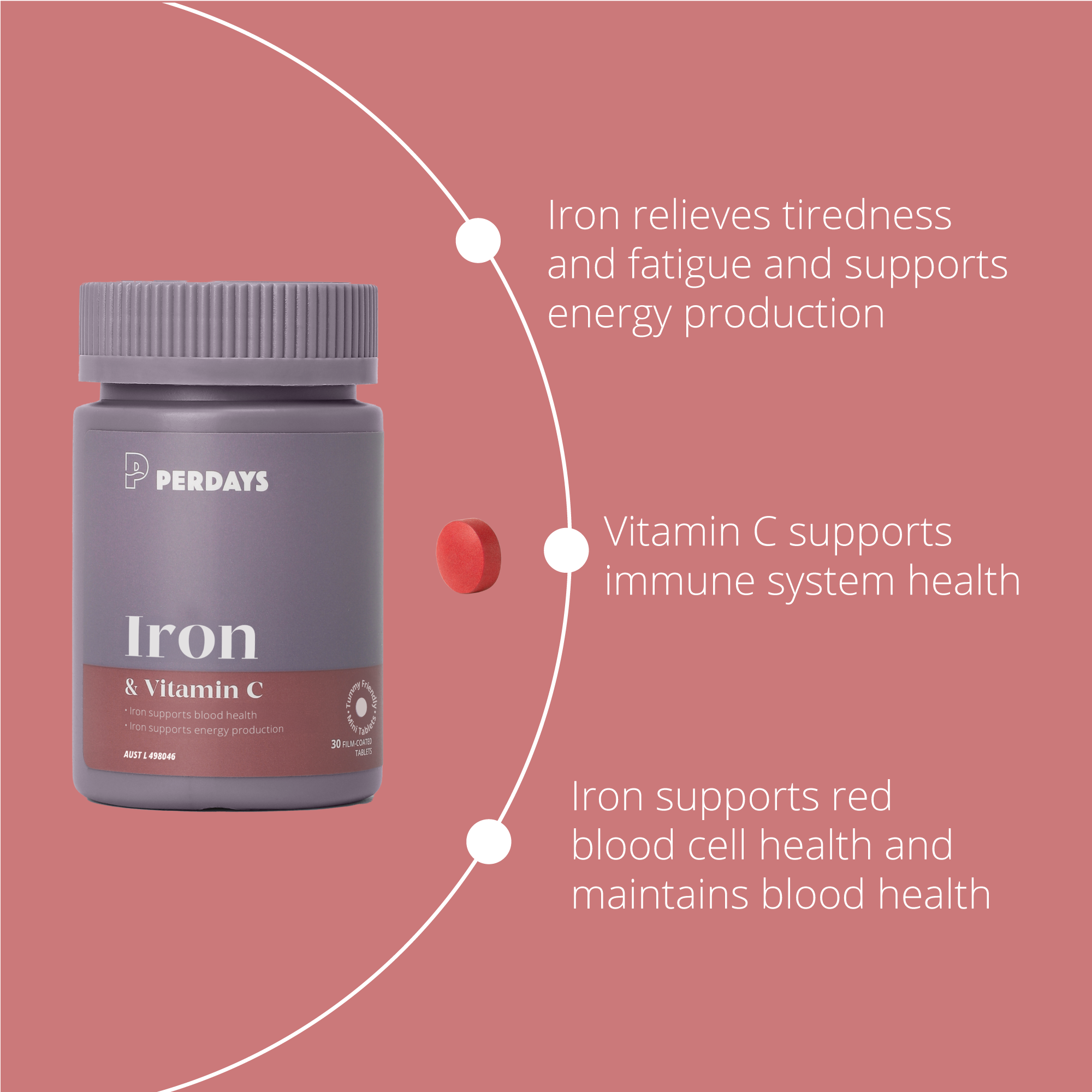 Perdays Iron & Vitamin C
