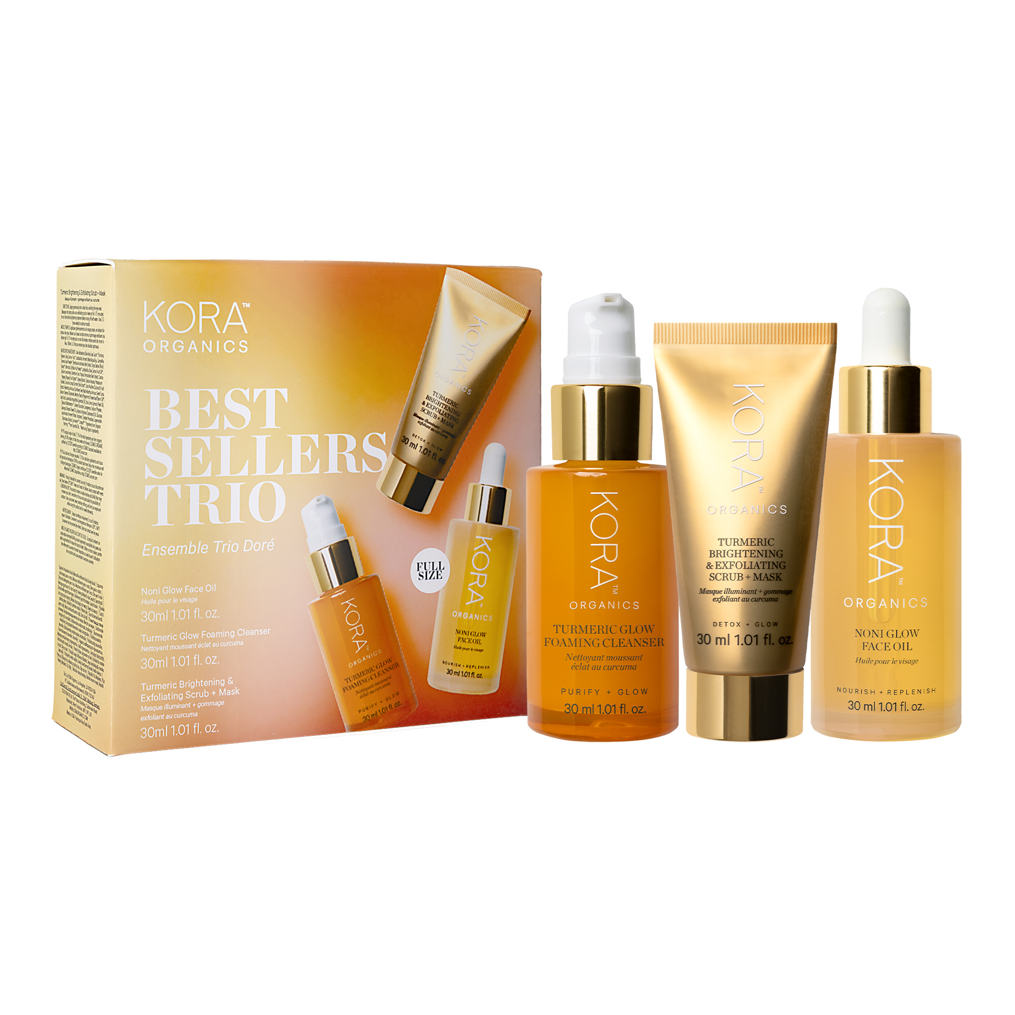 KORA Organics Best Sellers Trio