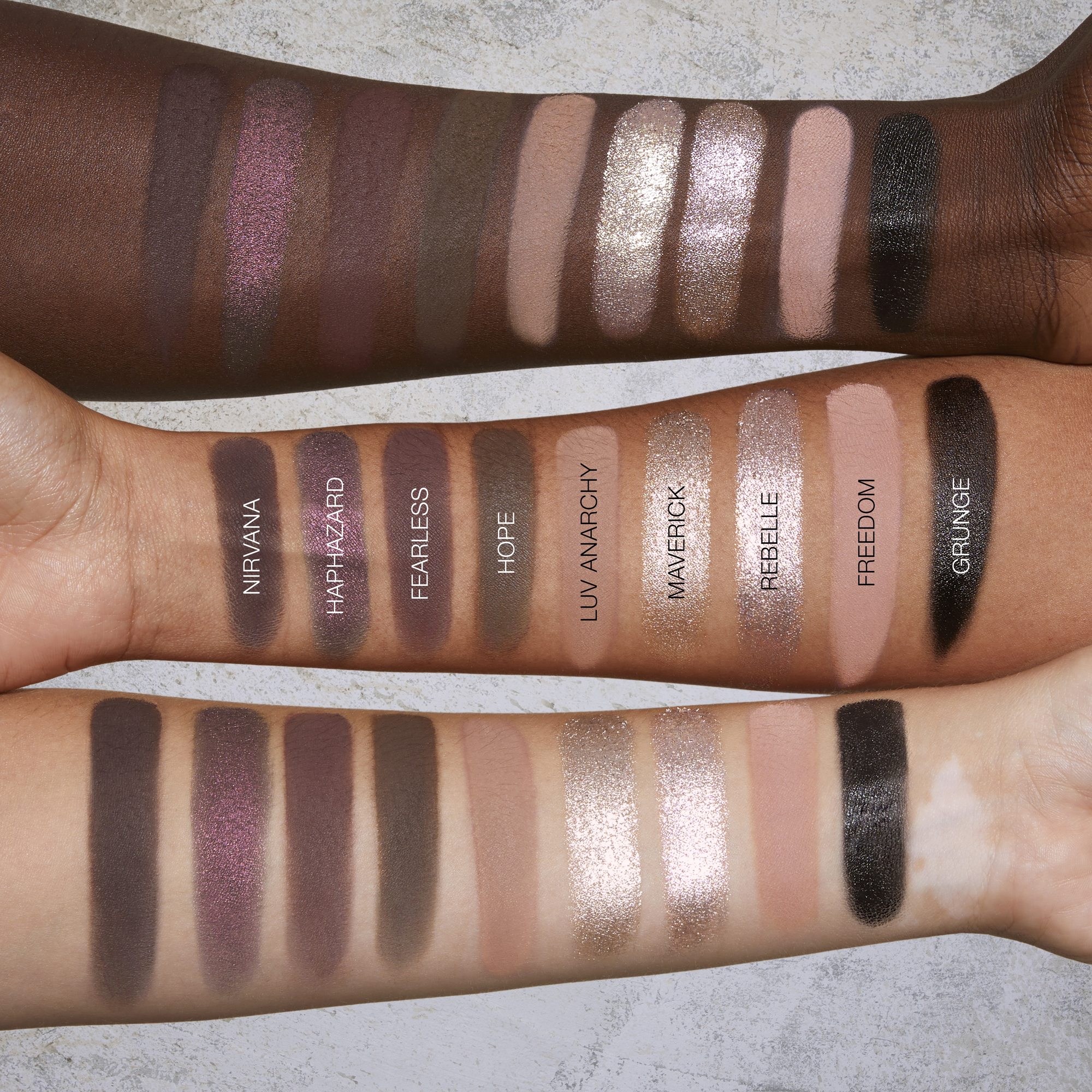 Huda Beauty Pretty Grunge 18W Eyeshadow Palette