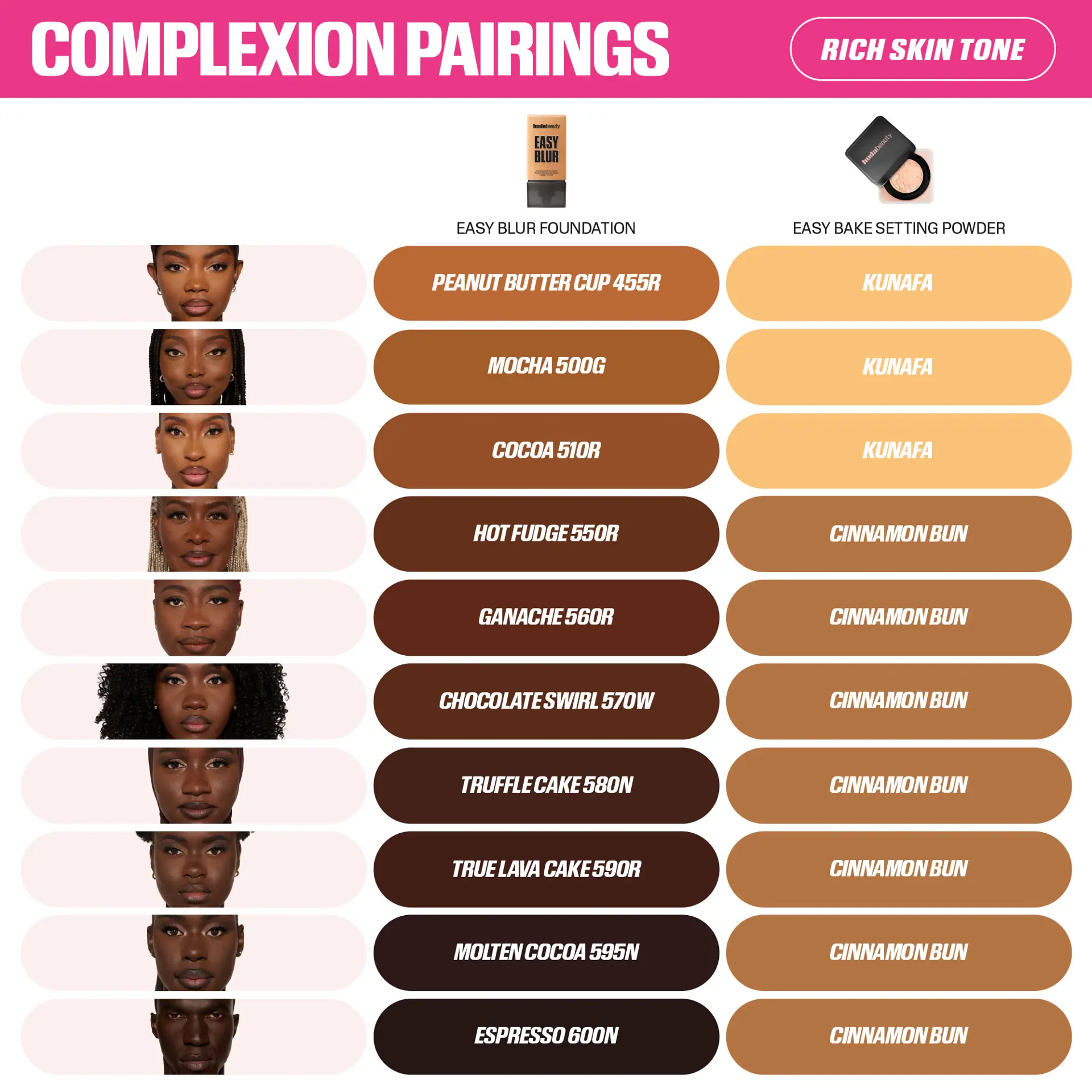 Huda Beauty Easy Blur Foundation Mini