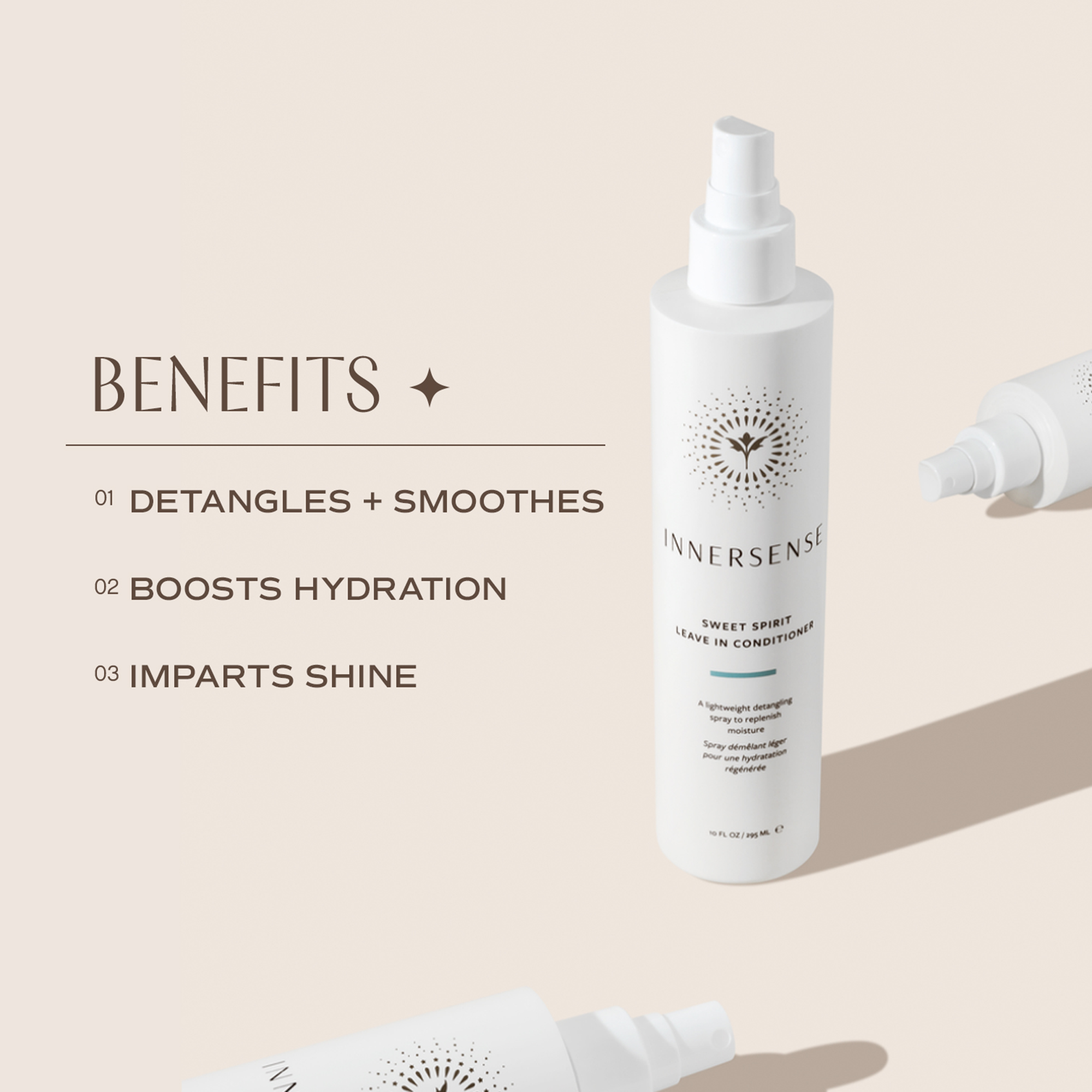 Innersense Organic Beauty Sweet Spirit Leave In Detangle Conditioner 300ml