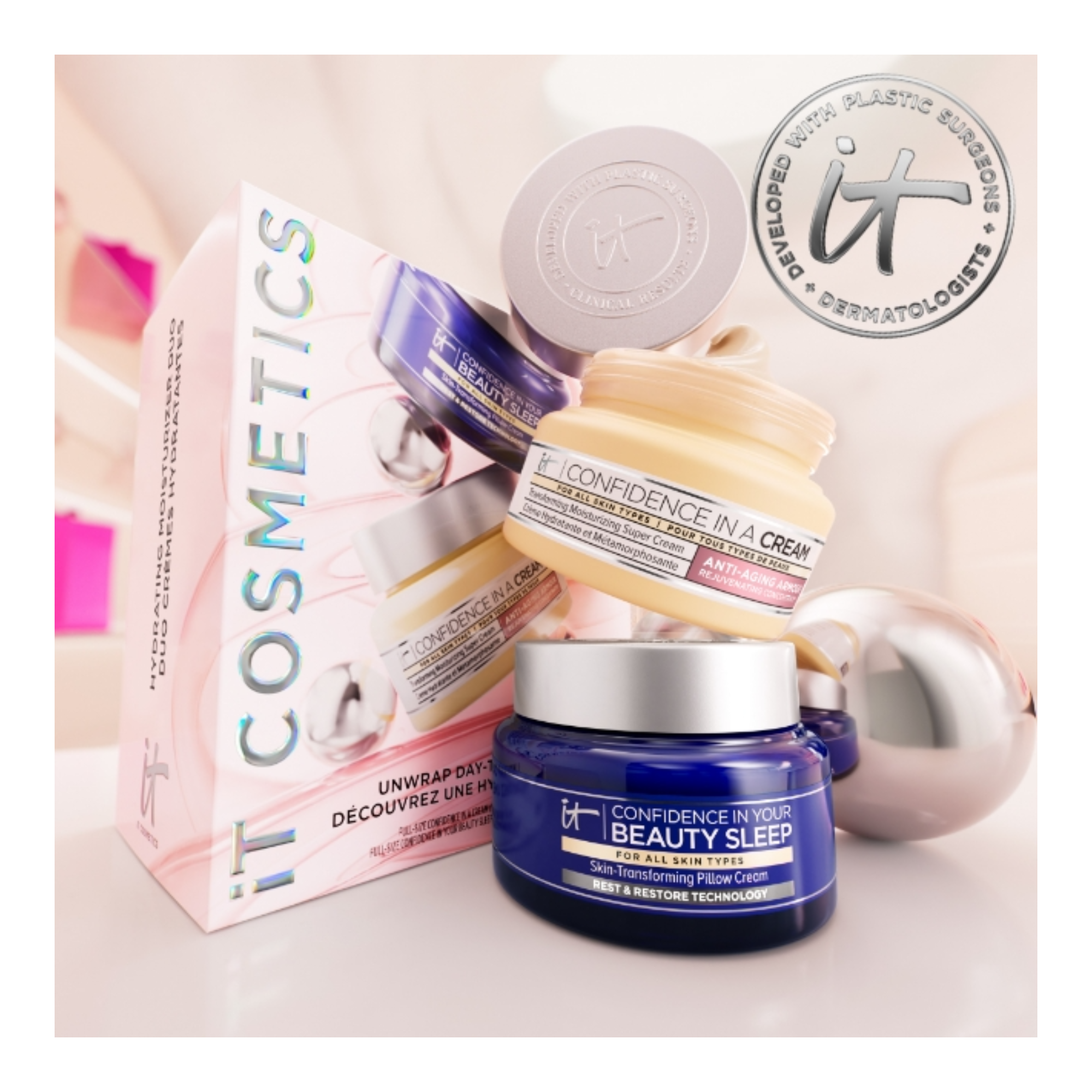 IT Cosmetics Confidence Holiday Day-To-Night Set
