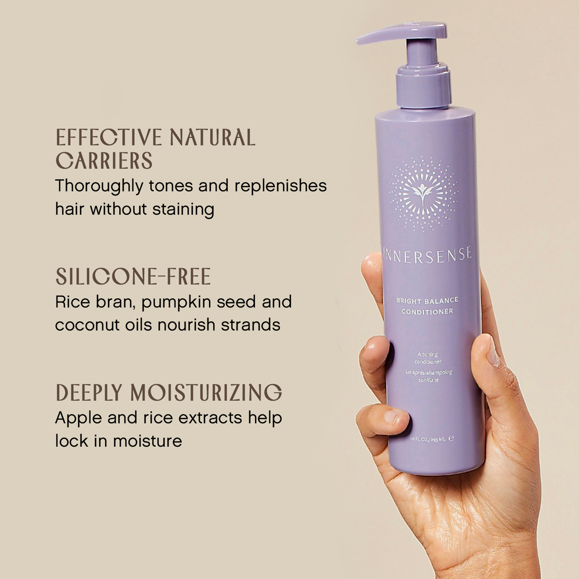 Innersense Organic Beauty Bright Balance Toning Conditioner 300ml