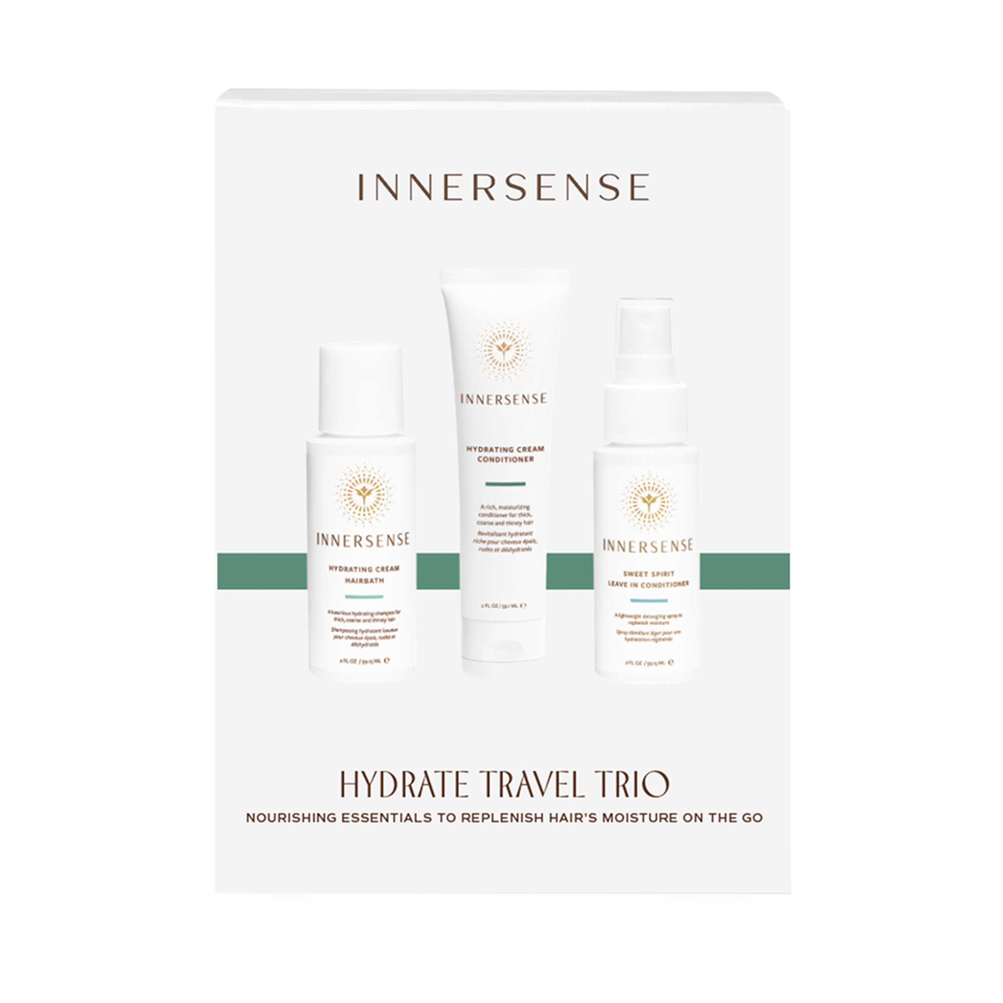 Innersense Organic Beauty Travel Trio - Hydrate Collection