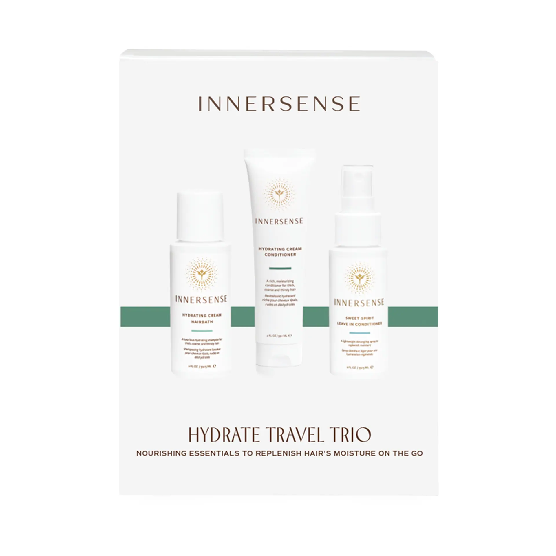 Innersense Organic Beauty Travel Trio - Hydrate Collection