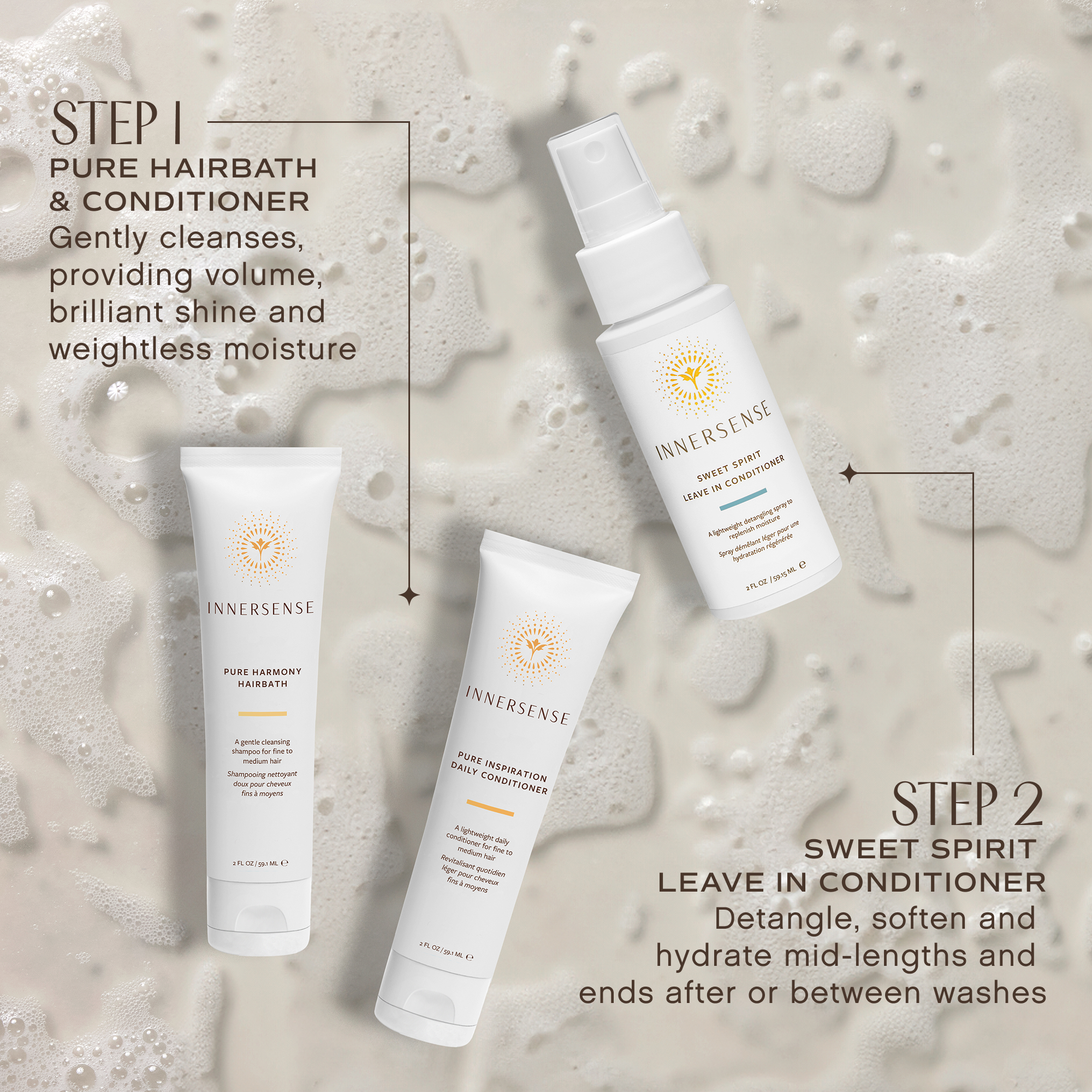 Innersense Organic Beauty Travel Trio - Pure Balancing Collection
