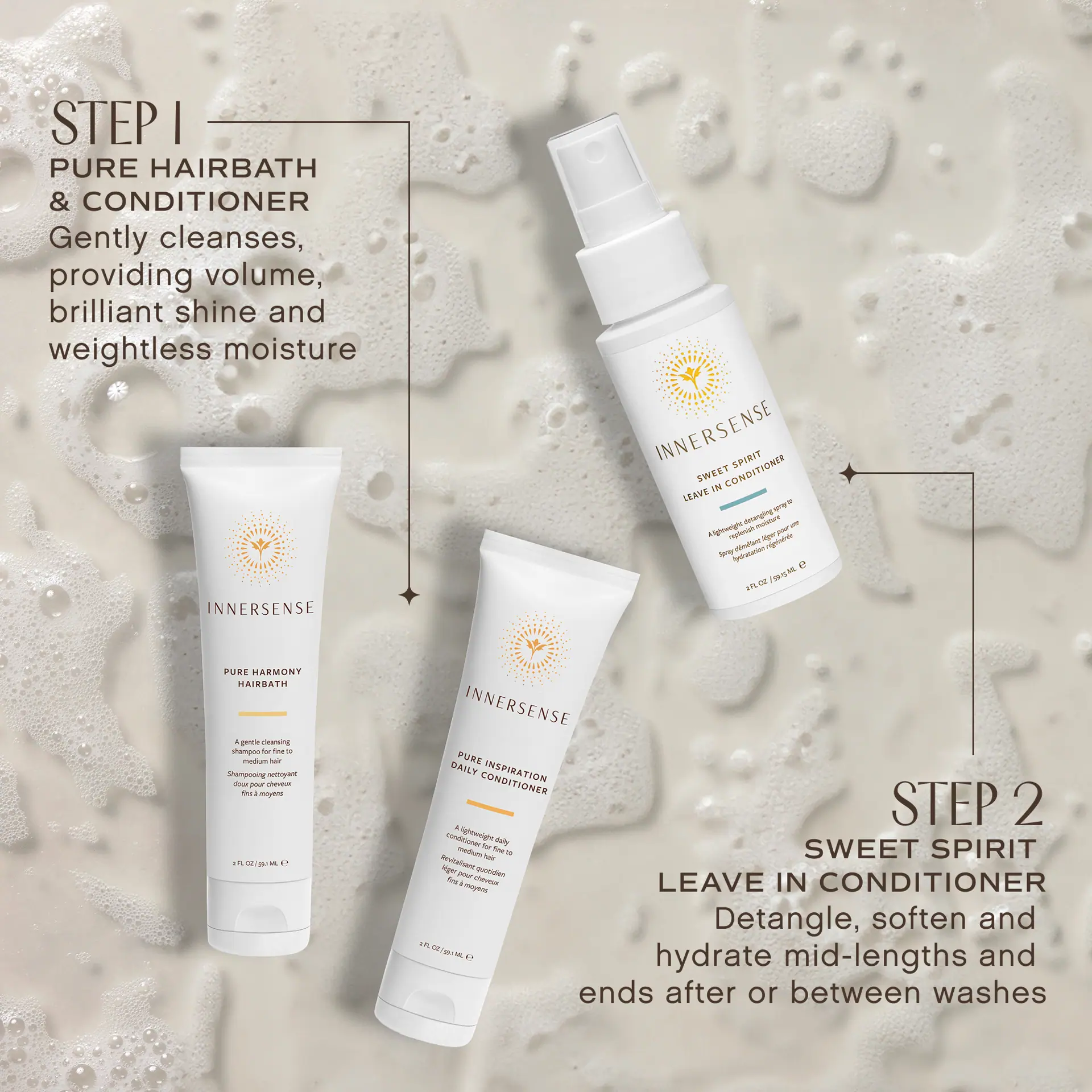 Innersense Organic Beauty Travel Trio - Pure Balancing Collection