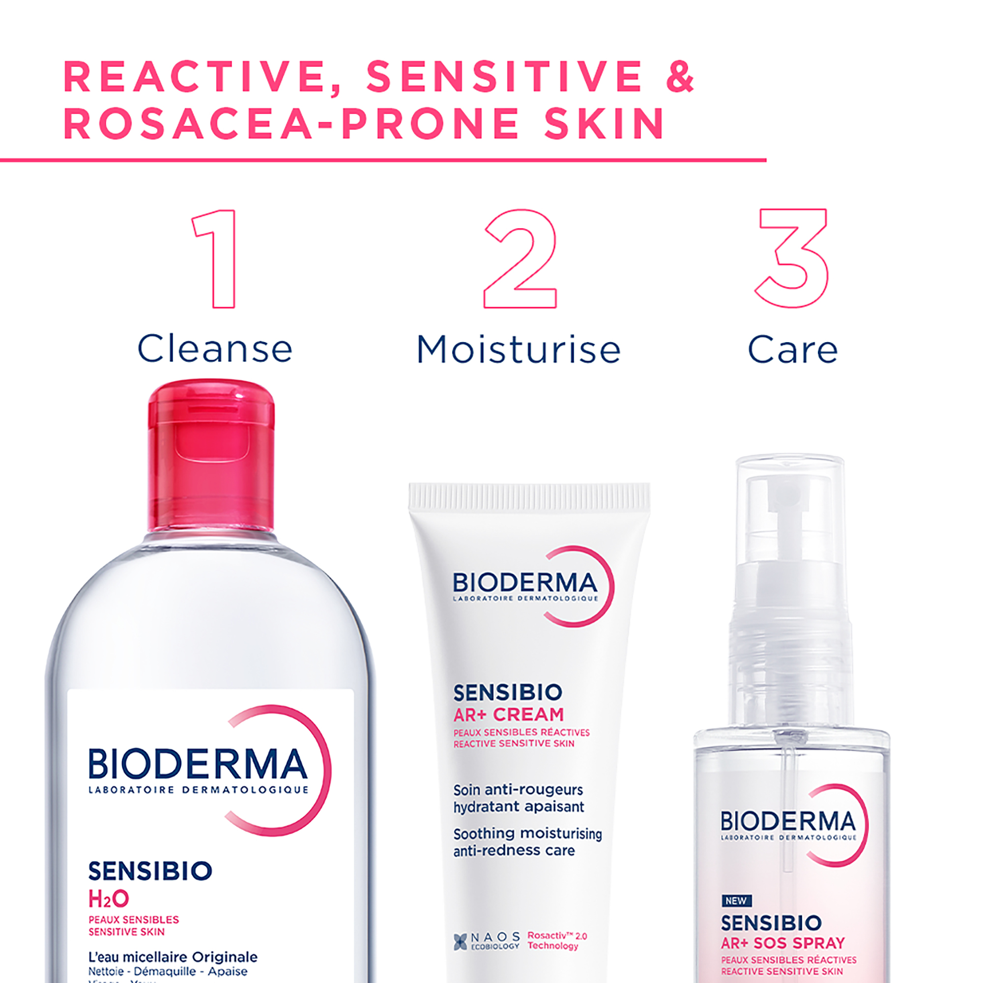 BIODERMA Sensibio AR+ SOS Spray Soothing Anti-redness mist 70ml