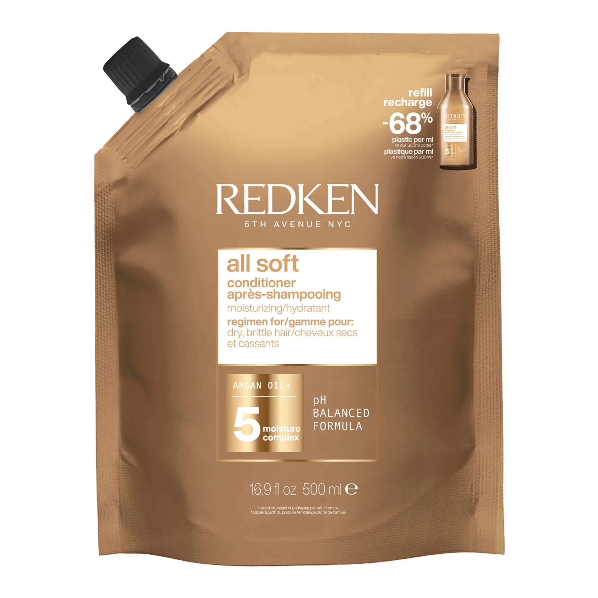 Redken All Soft Conditioner Refill 500mL