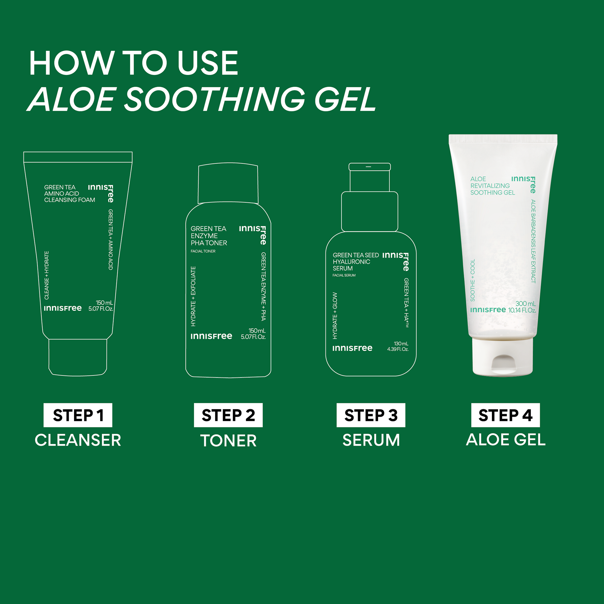INNISFREE Aloe Revital Soothing Gel 300ml