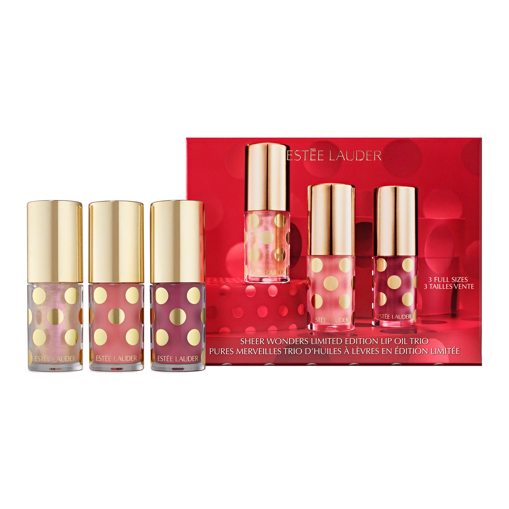 Estee Lauder 3pc Lip Oil Set