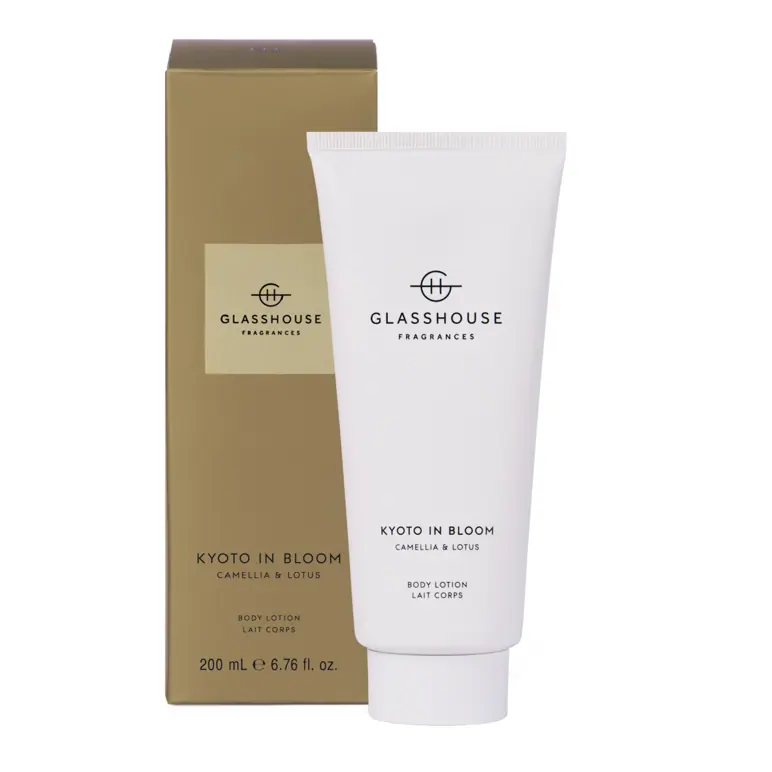 Glasshouse Fragrances 200ml Body Lotion - KYOTO IN BLOOM