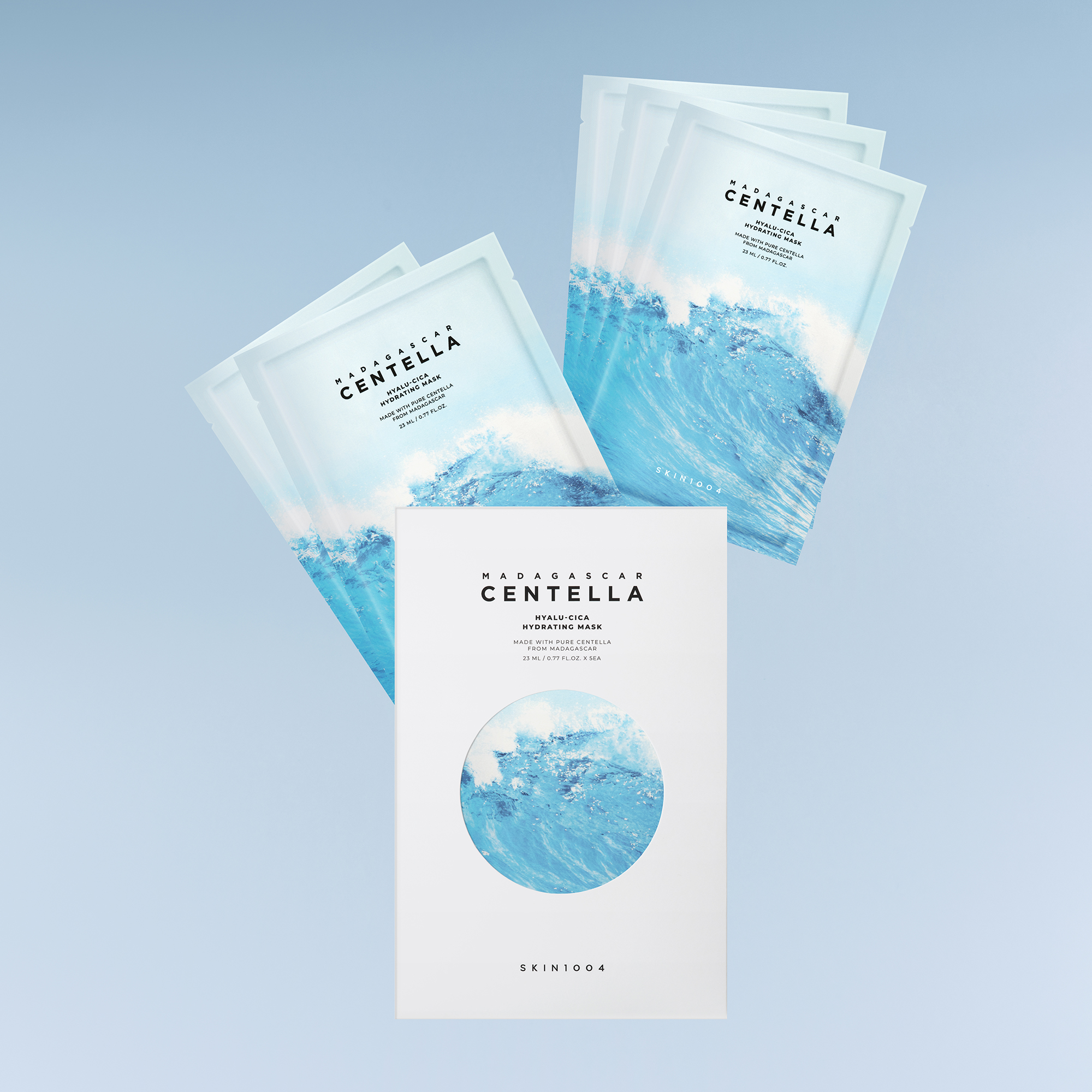 Skin1004 Madagascar Centella Hyalu-Cica Hydrating Mask - 5 pack x 23ml