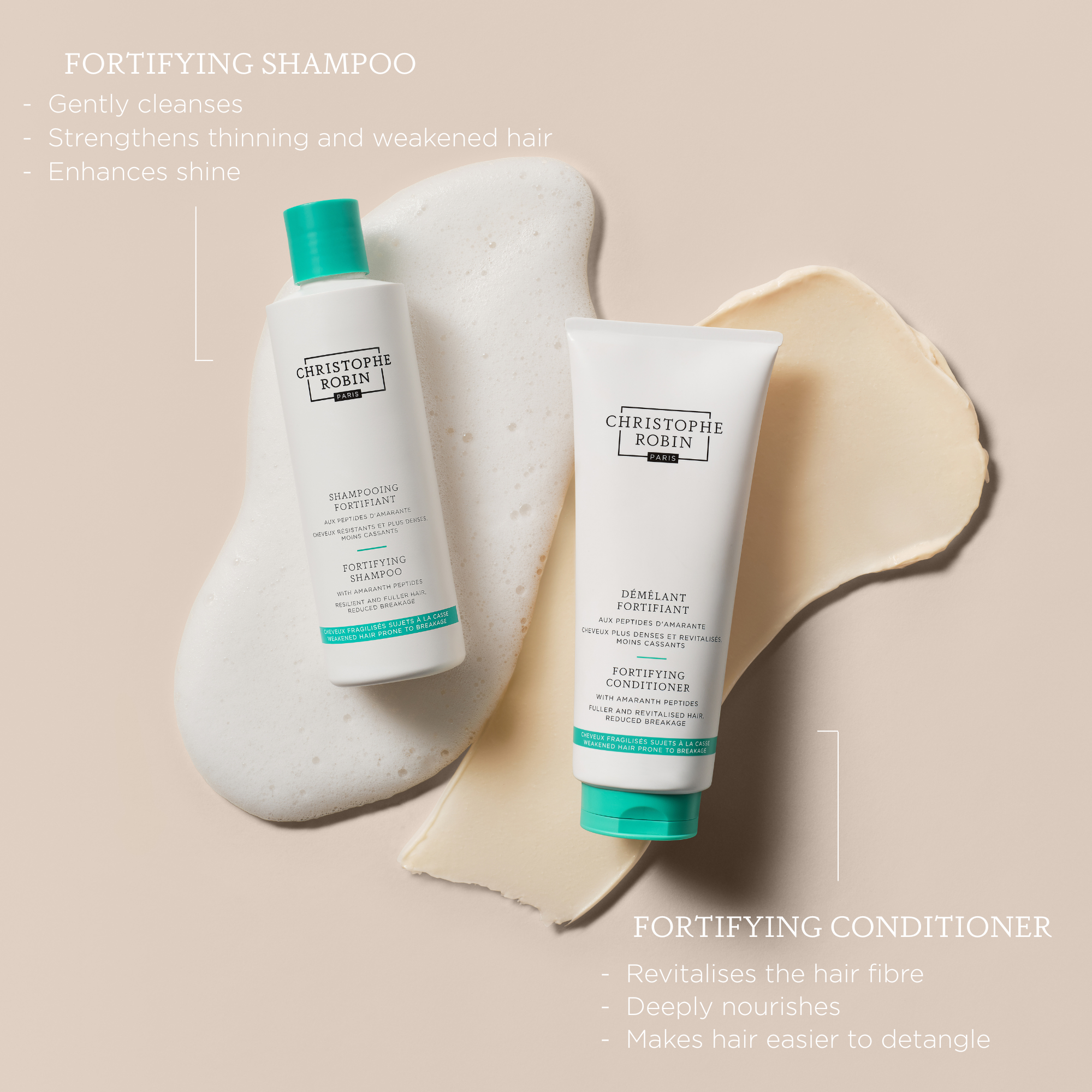 Christophe Robin Fortifying Shampoo With Amaranth Peptides