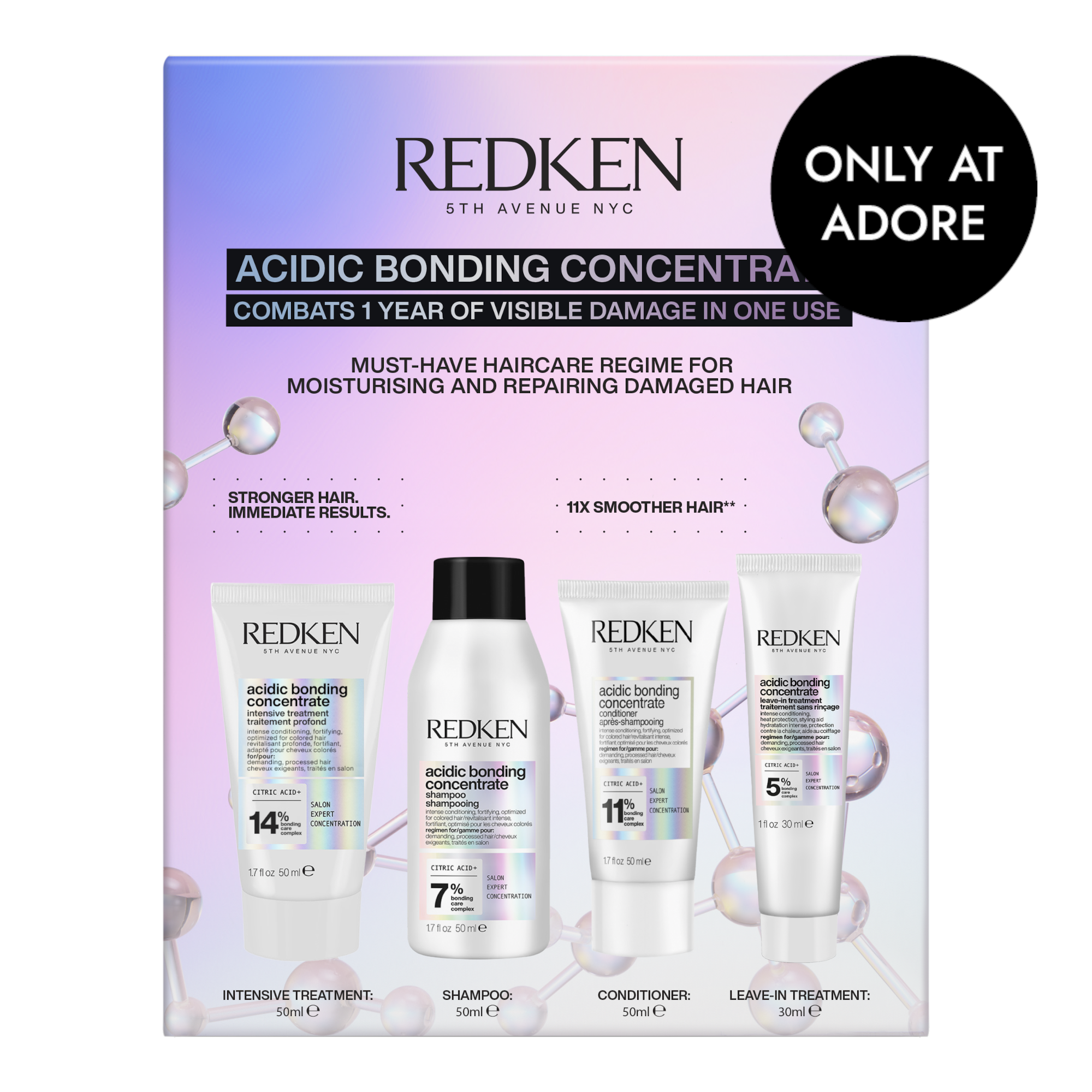 REDKEN ACIDIC BONDING CONCENTRATE EXCLUSIVE TRAVEL SET