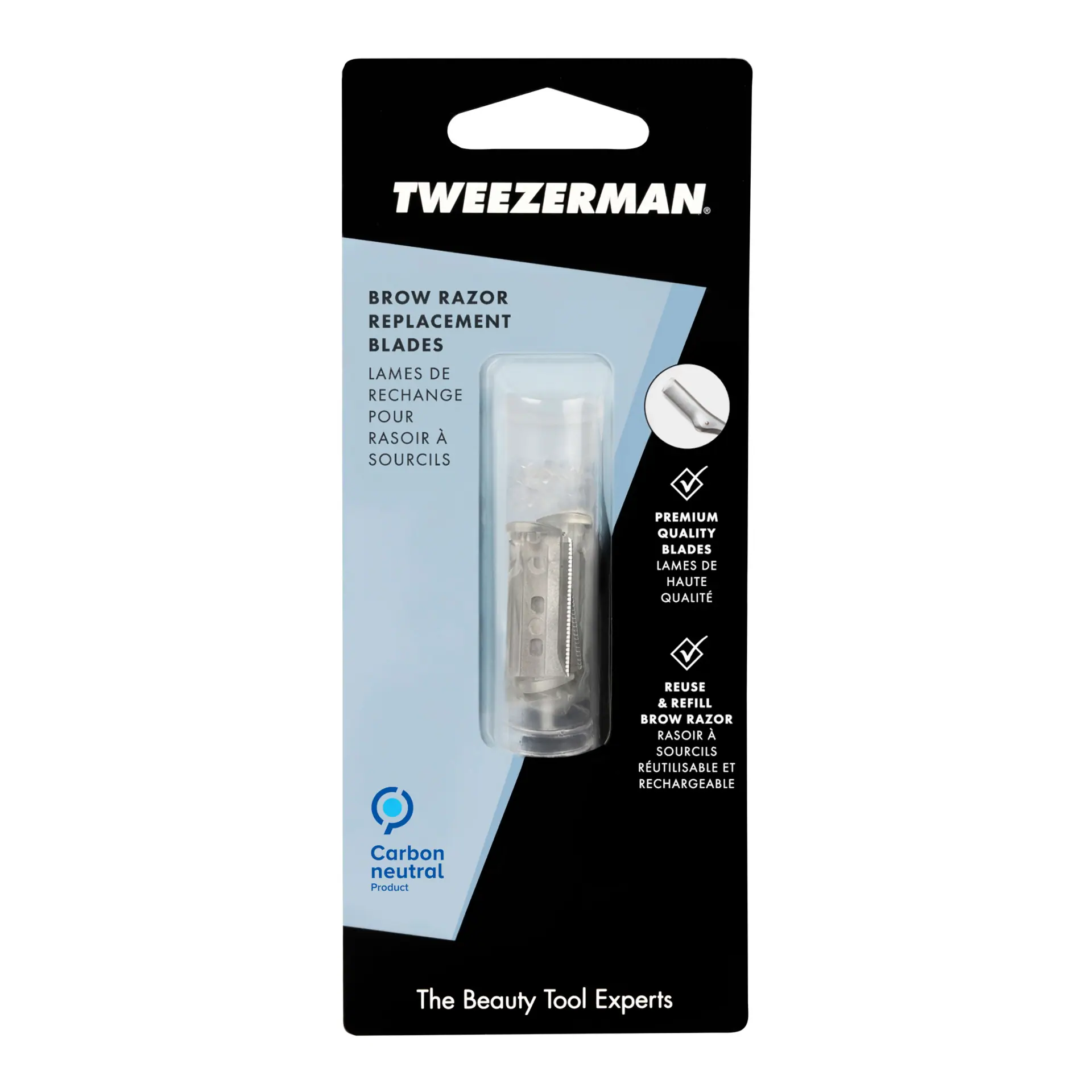 Tweezerman Brow Razor Replacement Blades