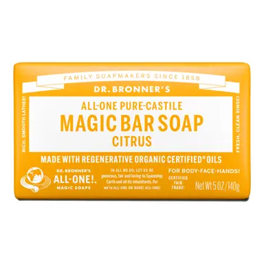 Dr. Bronner's Castile Bar Soap - Citrus