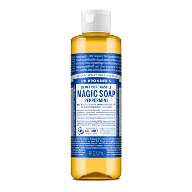 Dr. Bronner's Castile Liquid Soap - Peppermint 237mL