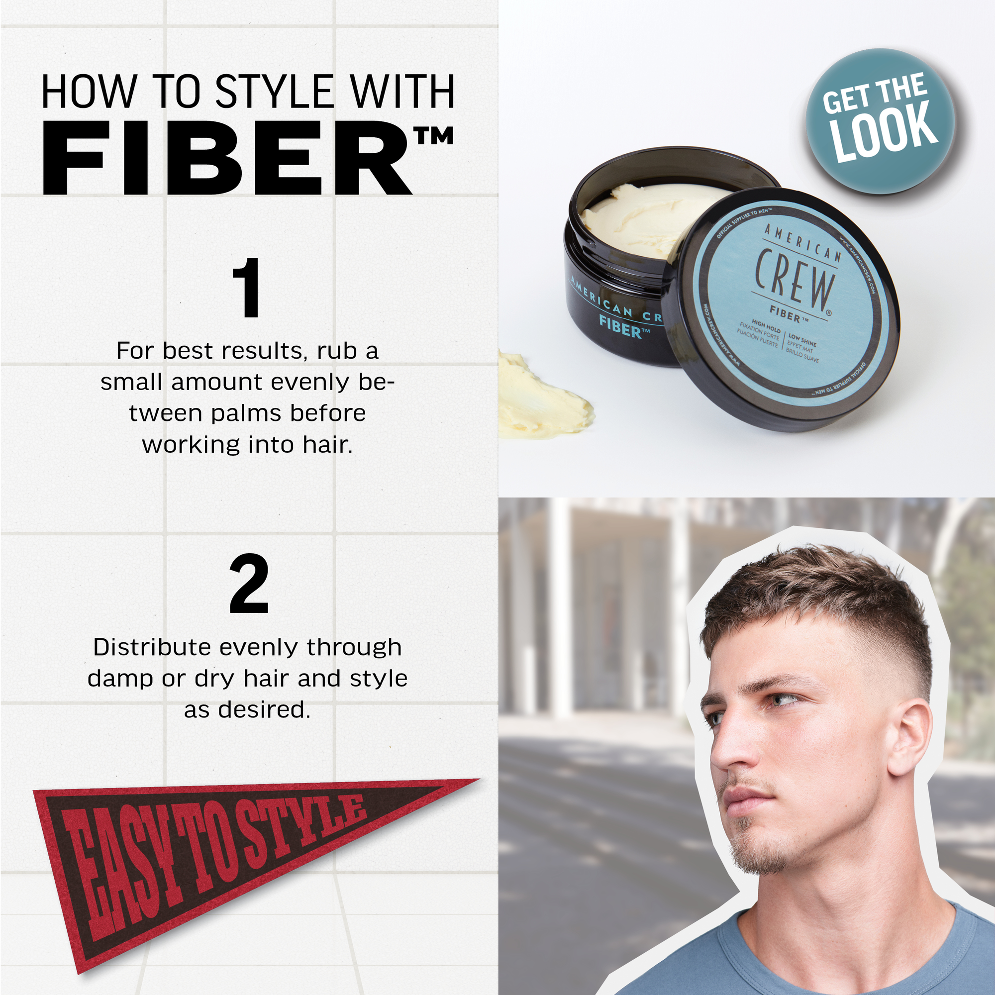 American Crew Classic Fiber 85gm