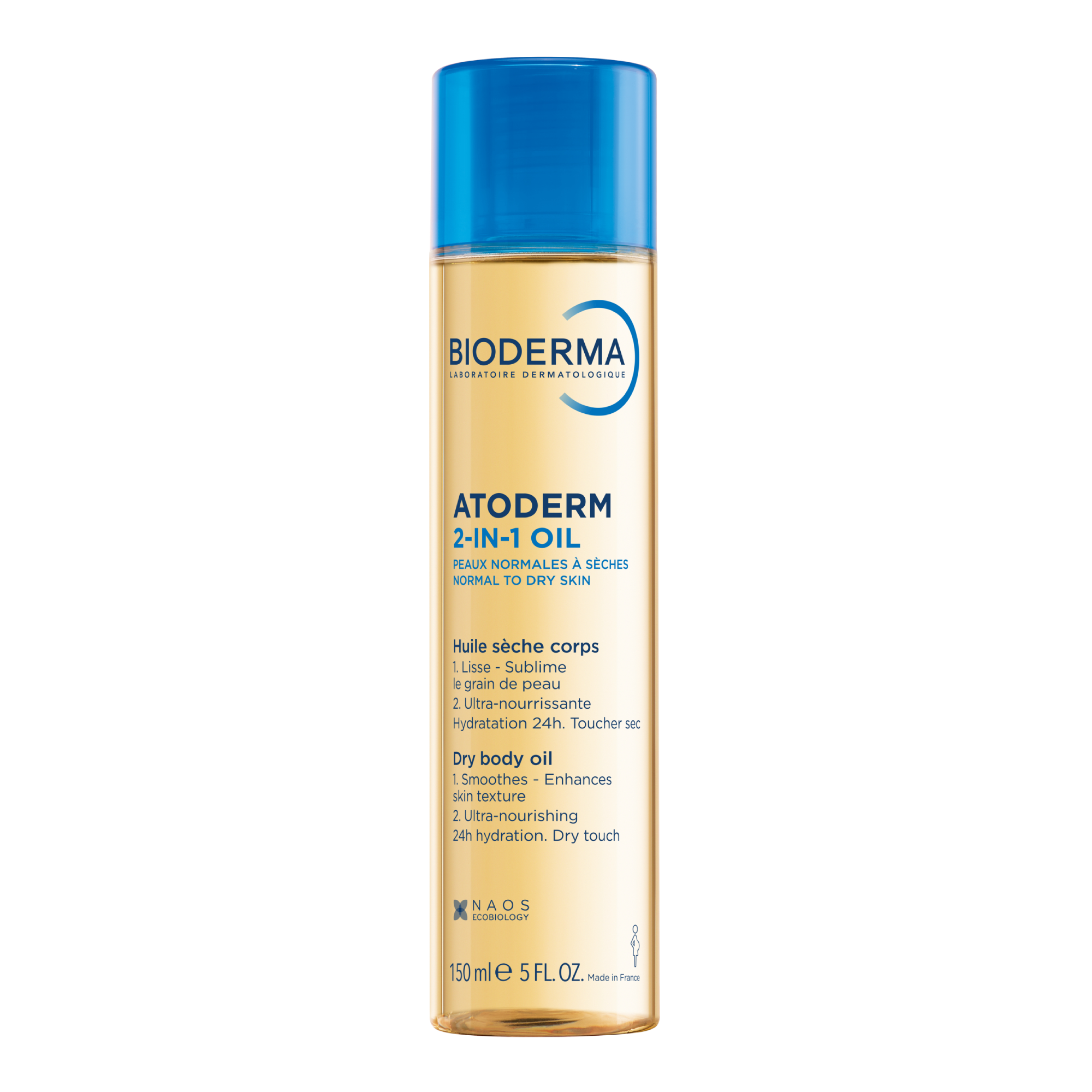 BIODERMA Atoderm 2-in-1 Oil Nourishing Dry Body Oil with AHA - 150ml