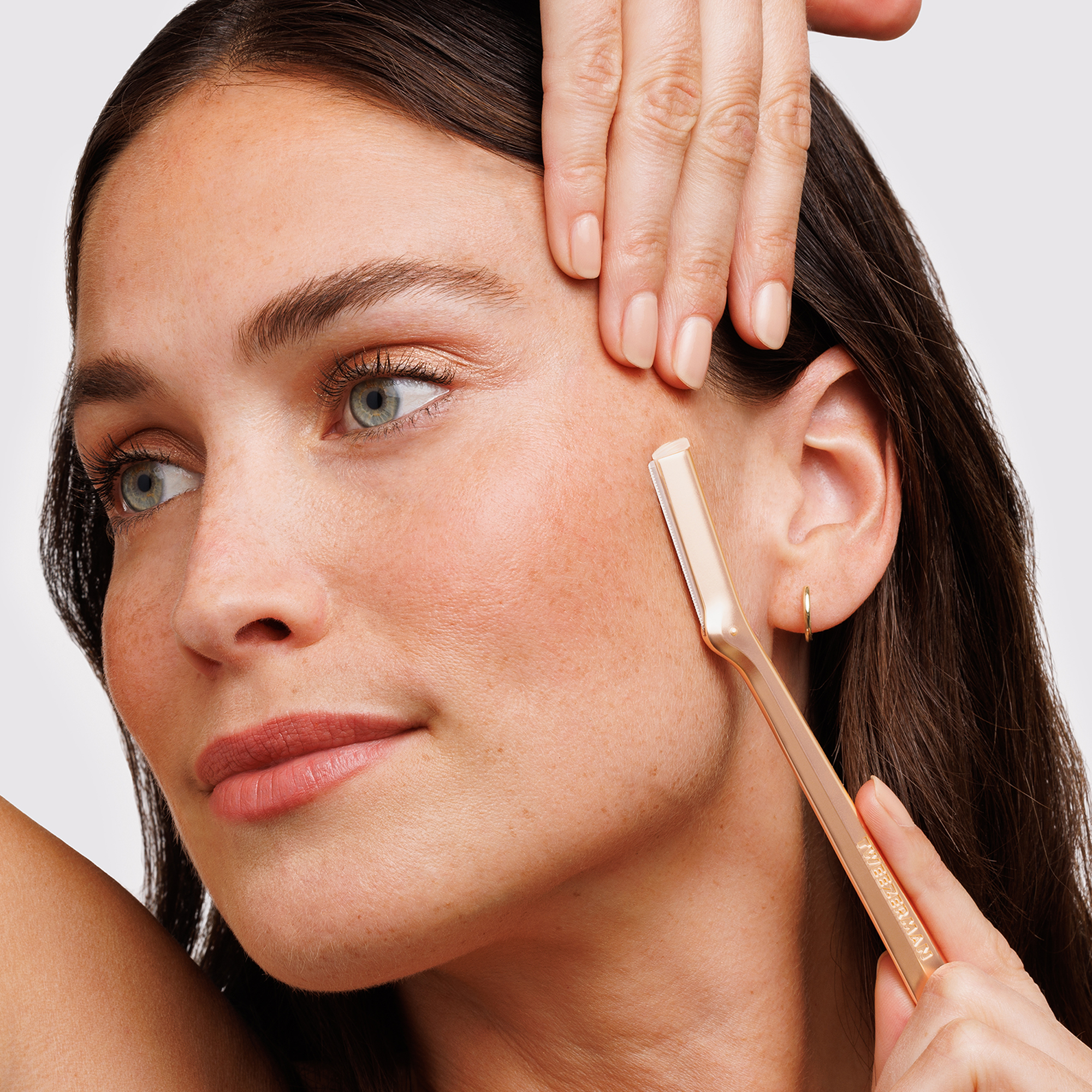 Tweezerman Rose Gold Facial Razor