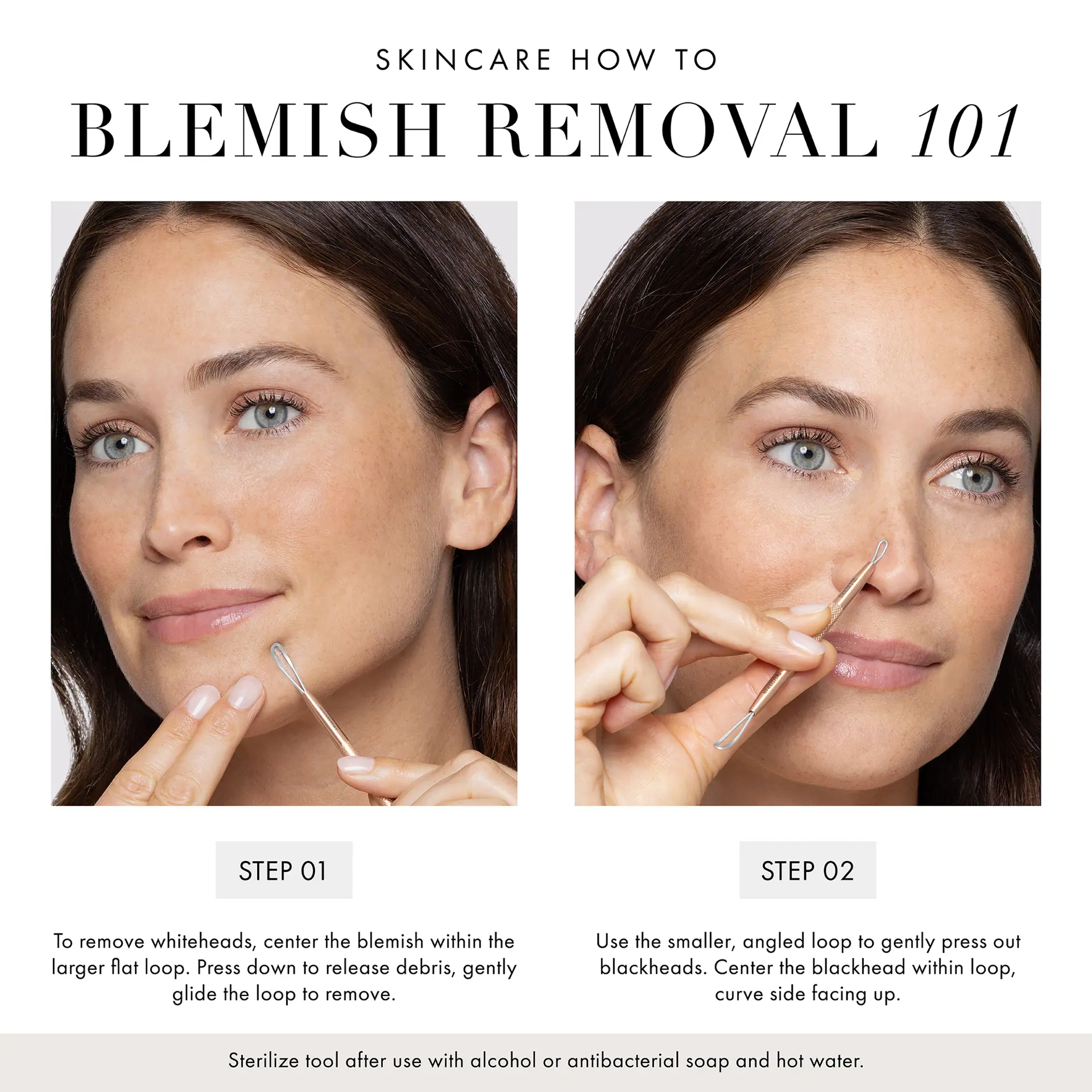 Tweezerman Rose Gold No-Slip Skincare Tool
