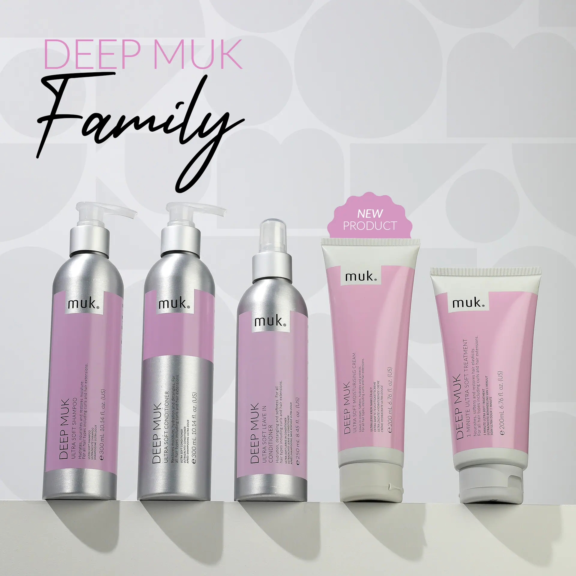 Muk Deep muk Ultra Soft Moisturising leave in Cream 200ml