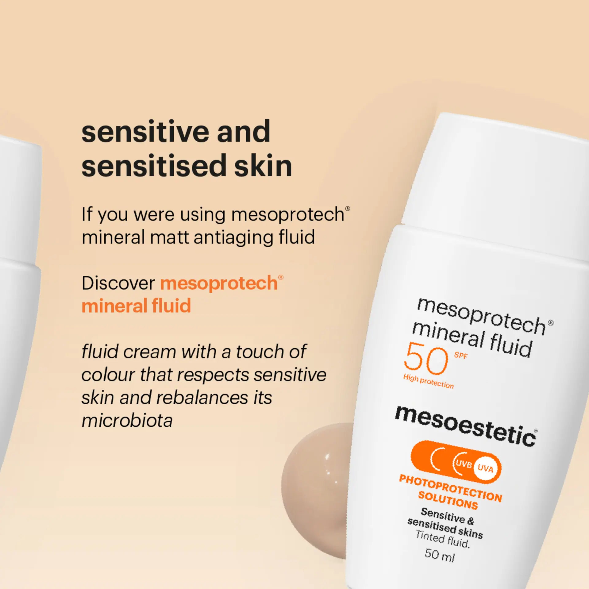 mesoestetic mesoprotech mineral fluid SPF50+ 50ml