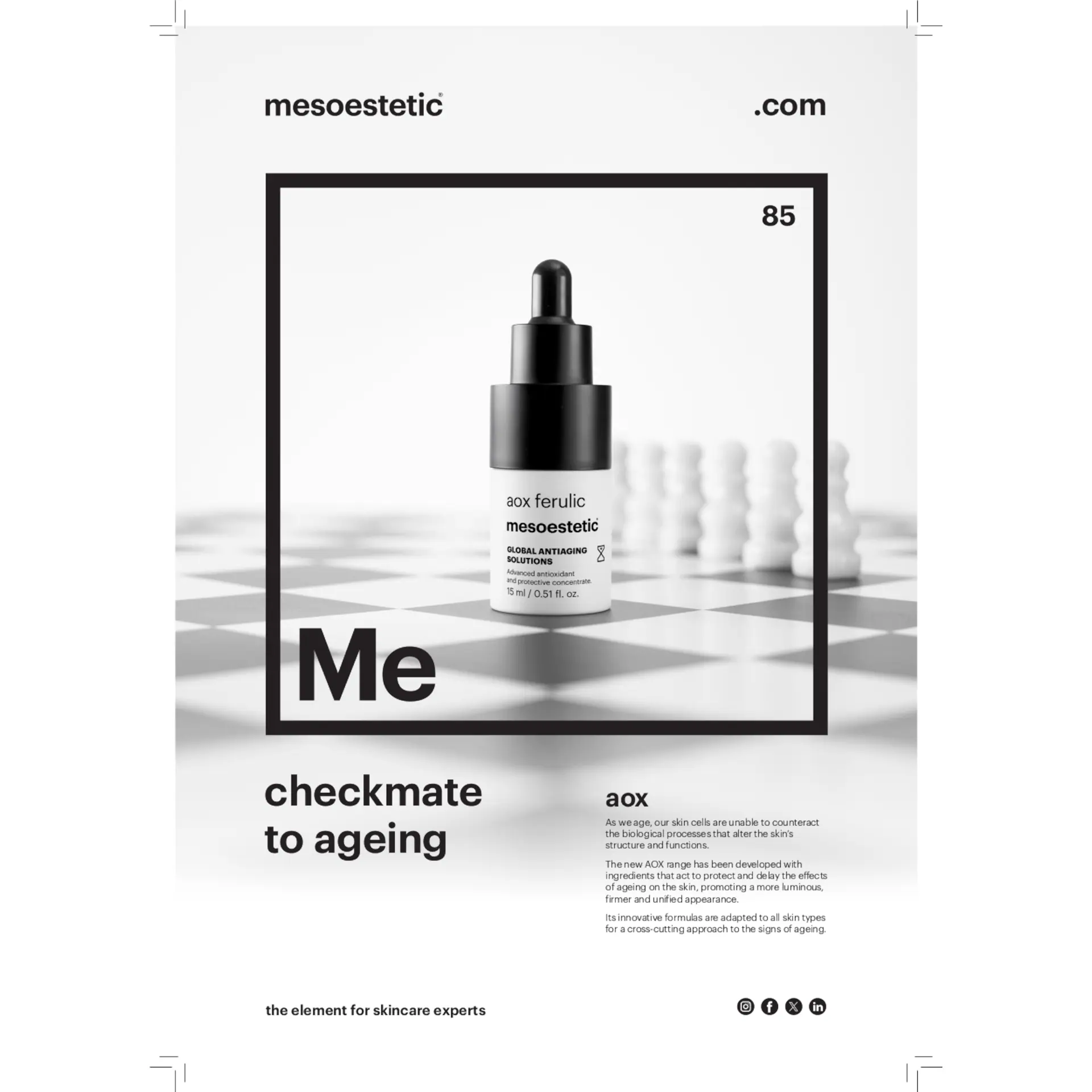 mesoestetic aox ferulic 15ml