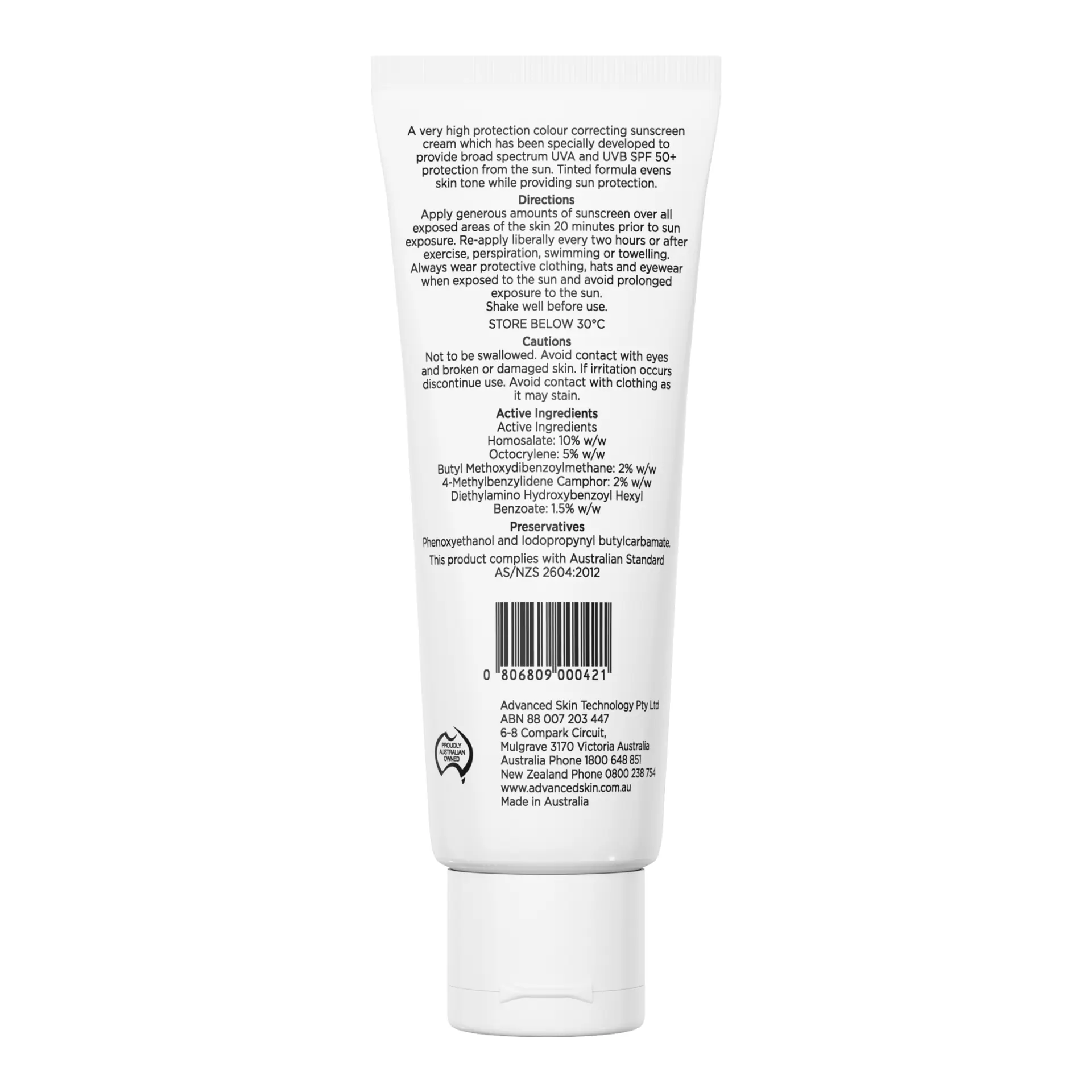 Aspect Sun CC Cream SPF 50+ 75ml