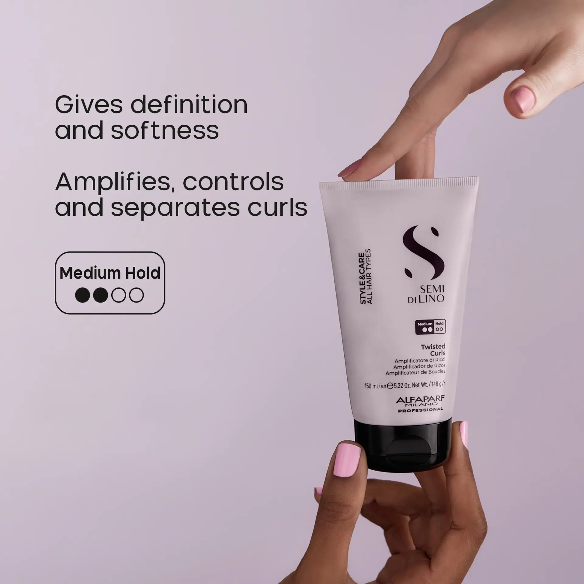 Alfaparf Milano Semi di Lino Style&Care Twisted Curls 150ml