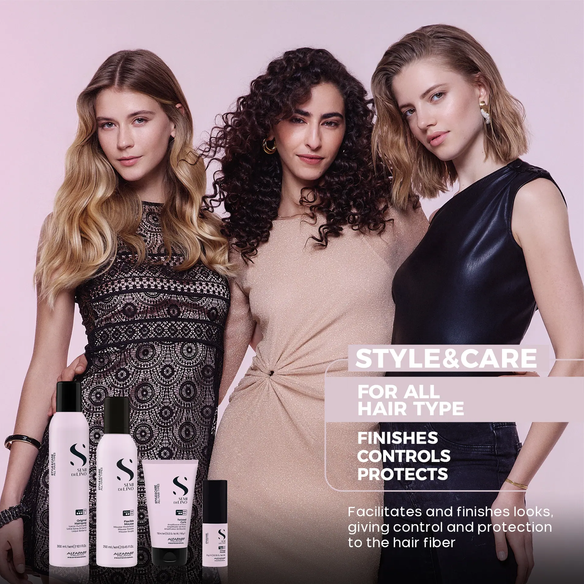 Alfaparf Milano Semi di Lino Style&Care Twisted Curls 150ml