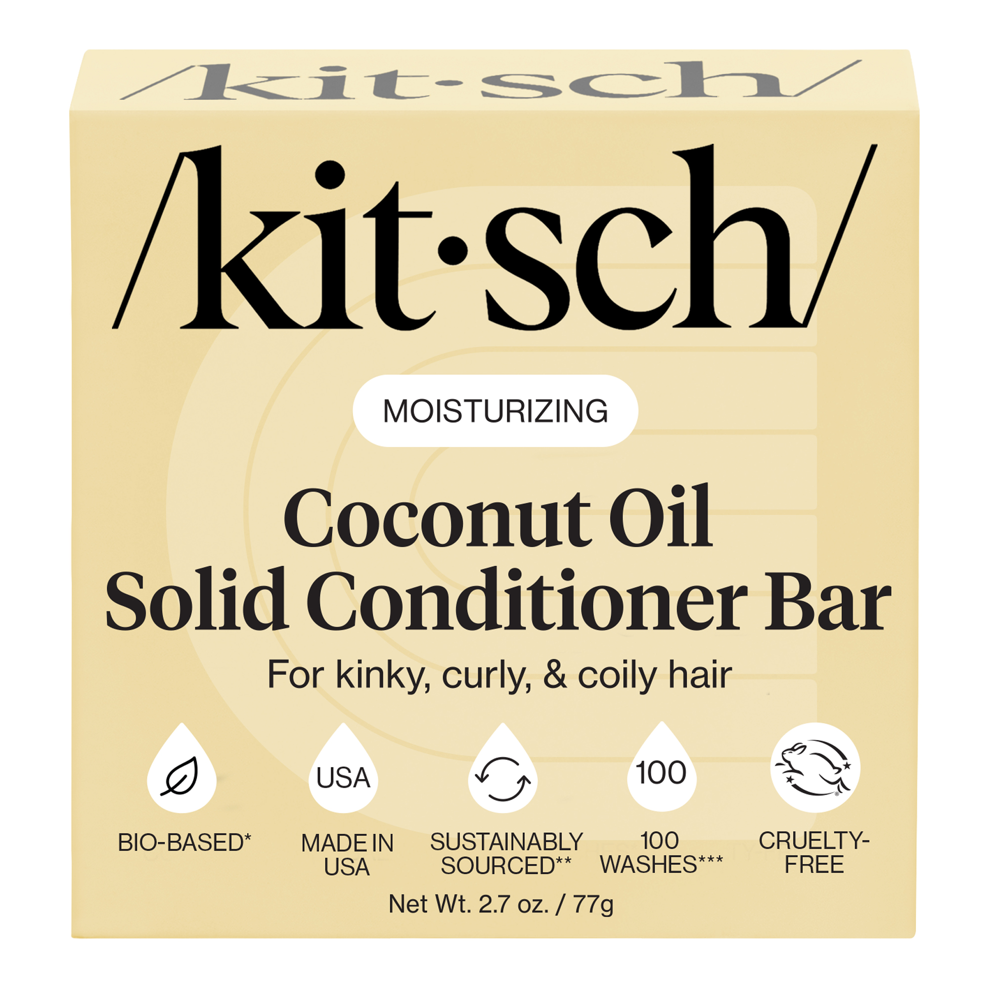 Kitsch Coconut Oil Deep Moisturizing Conditioner Bar