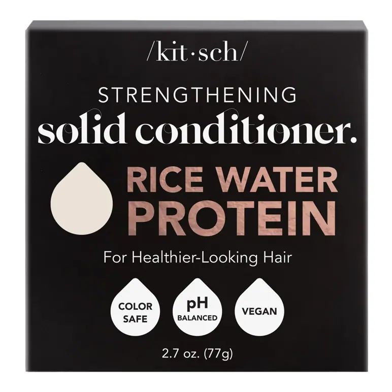 Kitsch Rice Water Protein Strengthening Conditioner Bar