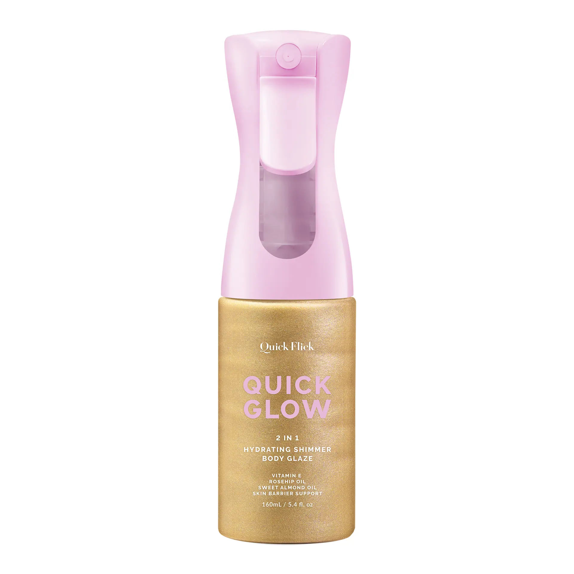 The Quick Flick Quick Glow 2 in 1 Hydrating Shimmer Body Glaze