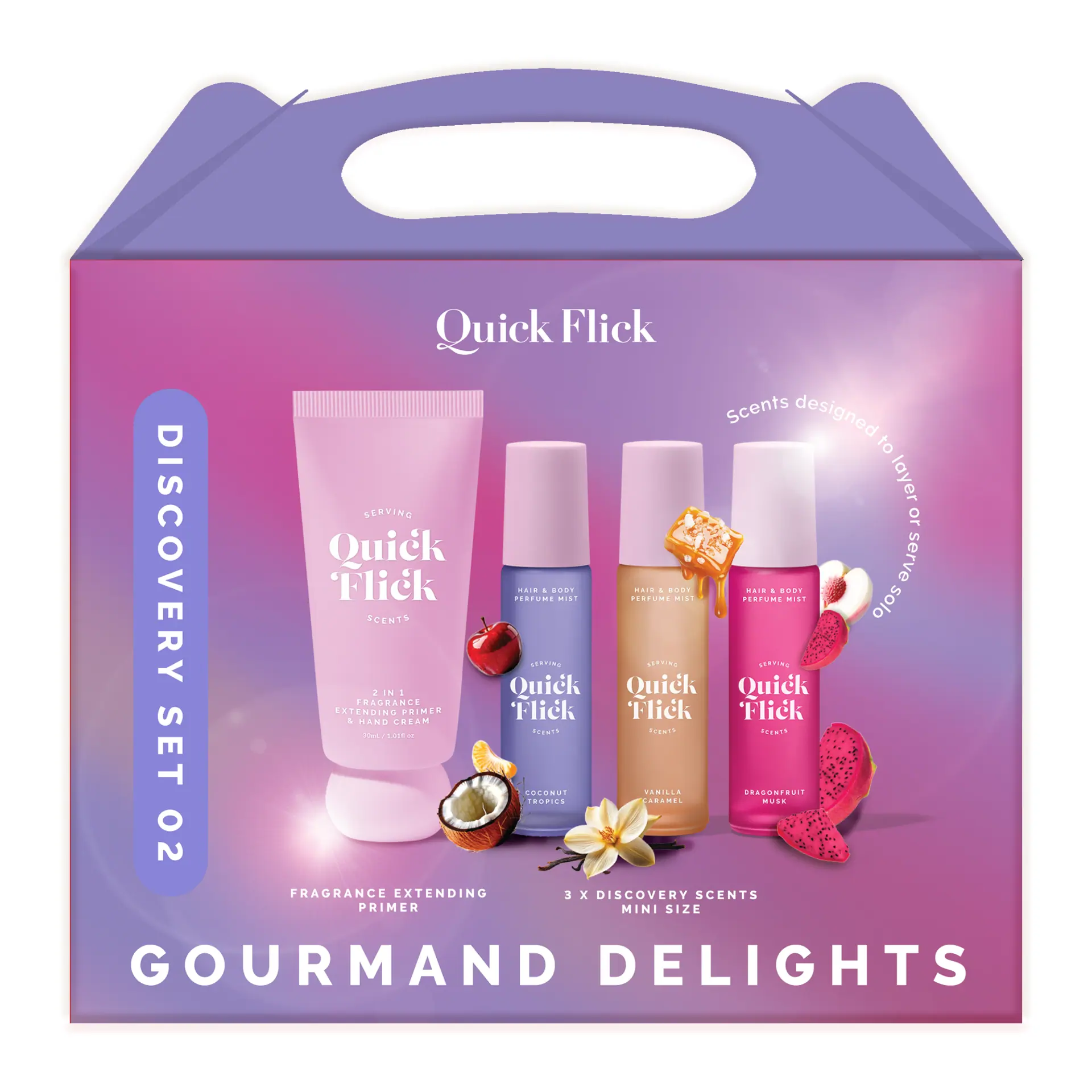 The Quick Flick Serving Scents Discovery Set 02 - Travel 10ml