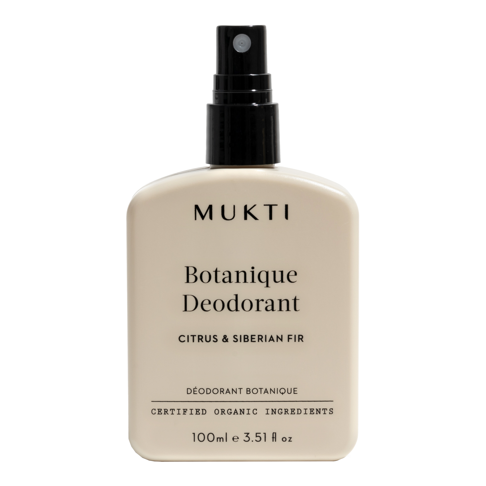 Mukti Organics Botanique Deodorant ? Citrus & Siberian Fir