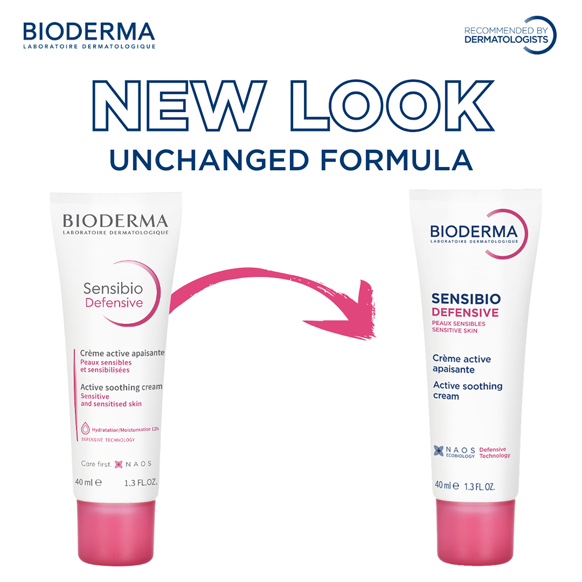 Bioderma Sensibio Defensive Lightweight Soothing Moisturiser 40ml